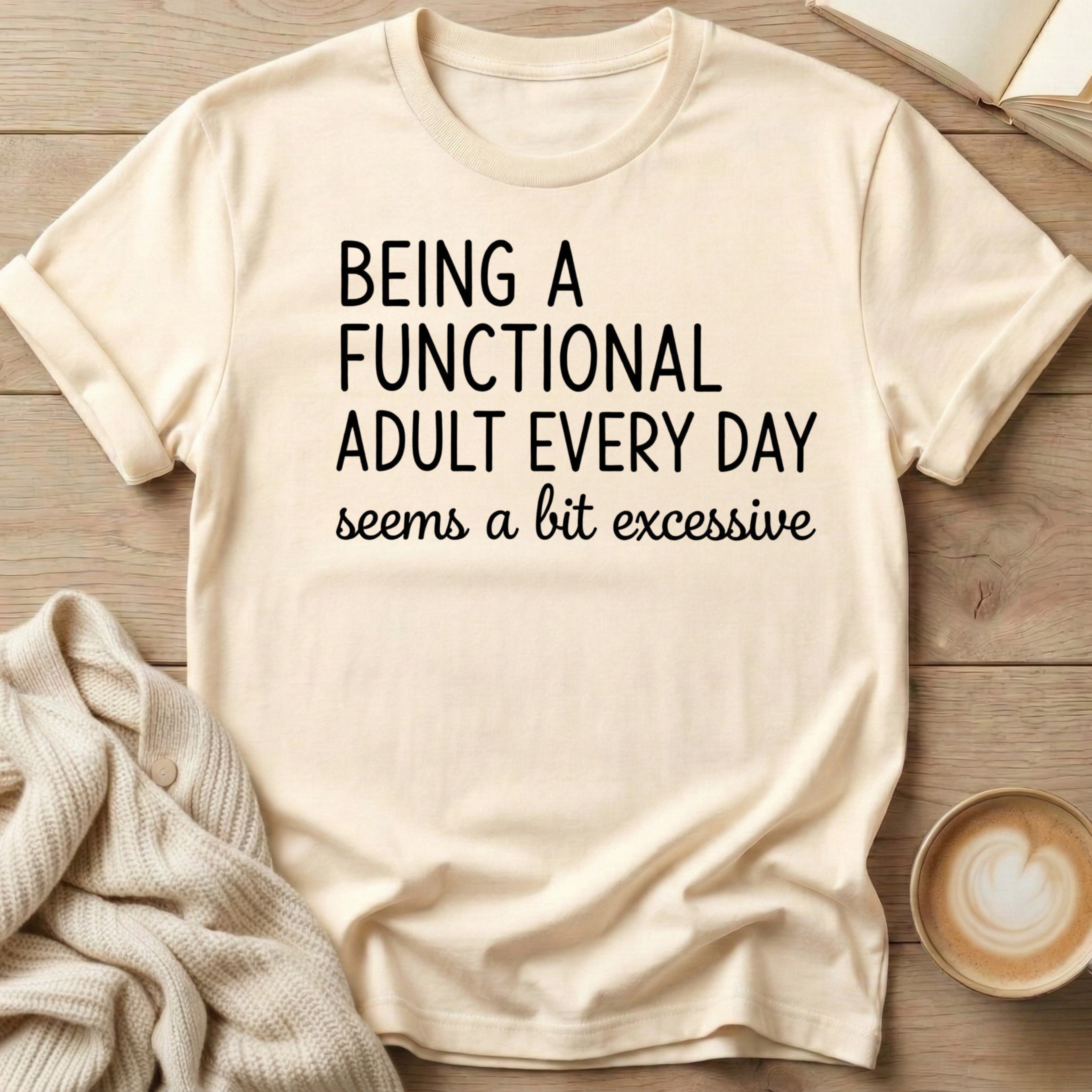 Being a Functional Adult Every Day  T-Shirt