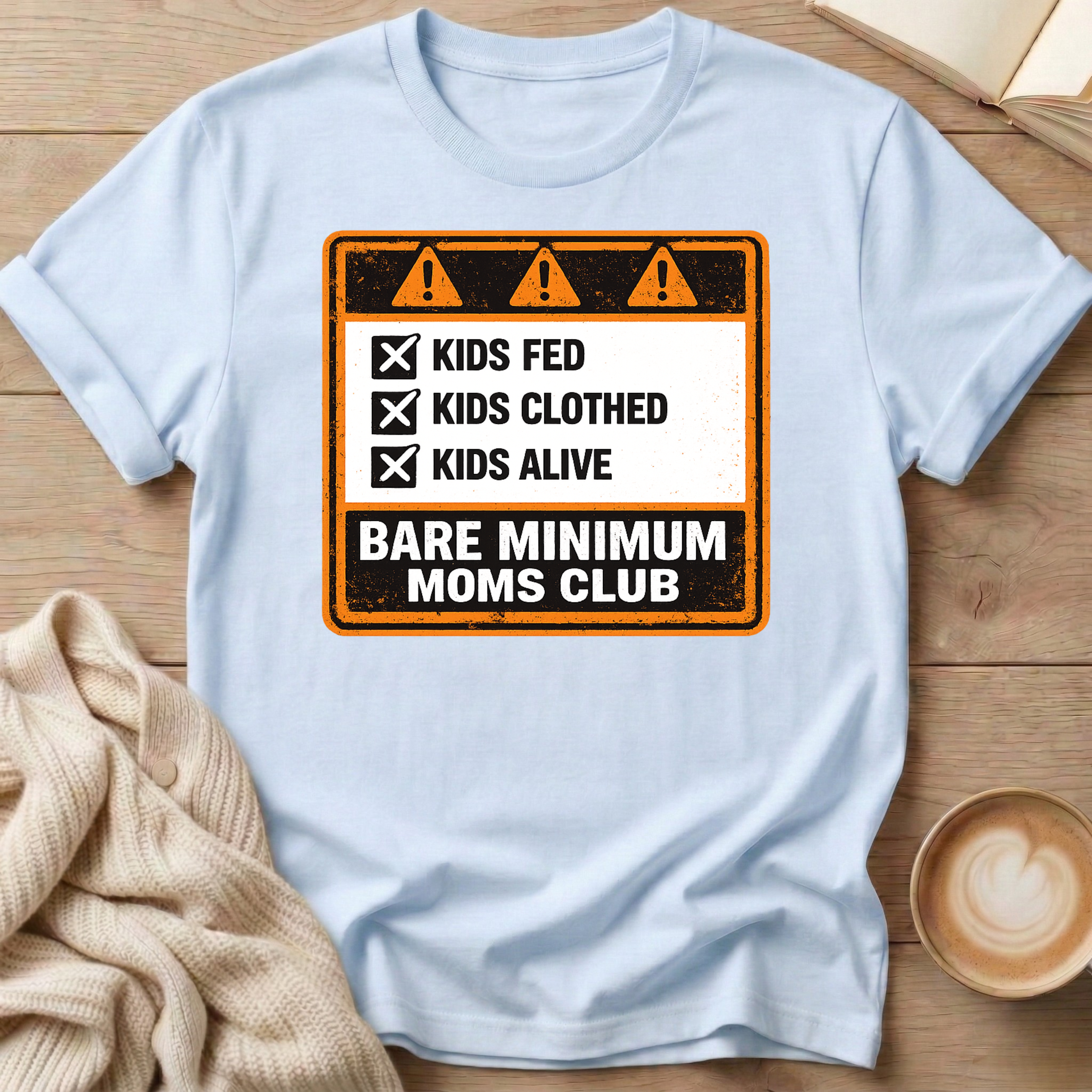 Kids Alive Bare Minimum Moms Club T-Shirt