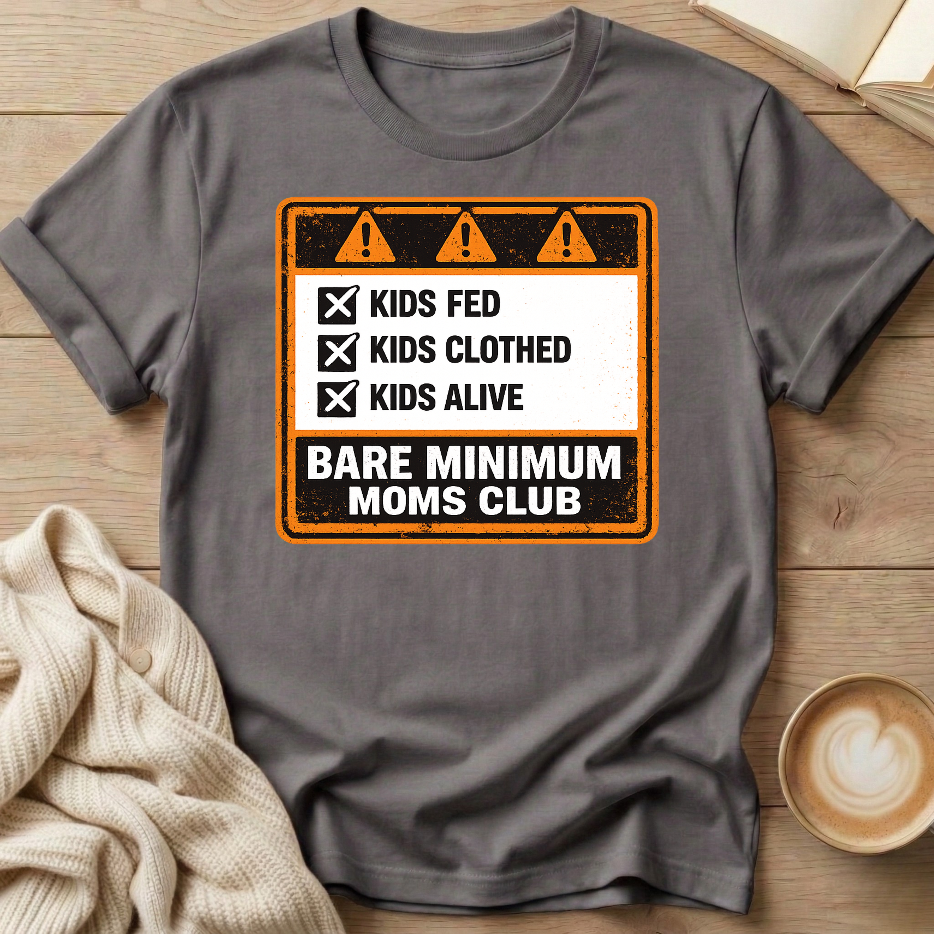Kids Alive Bare Minimum Moms Club T-Shirt