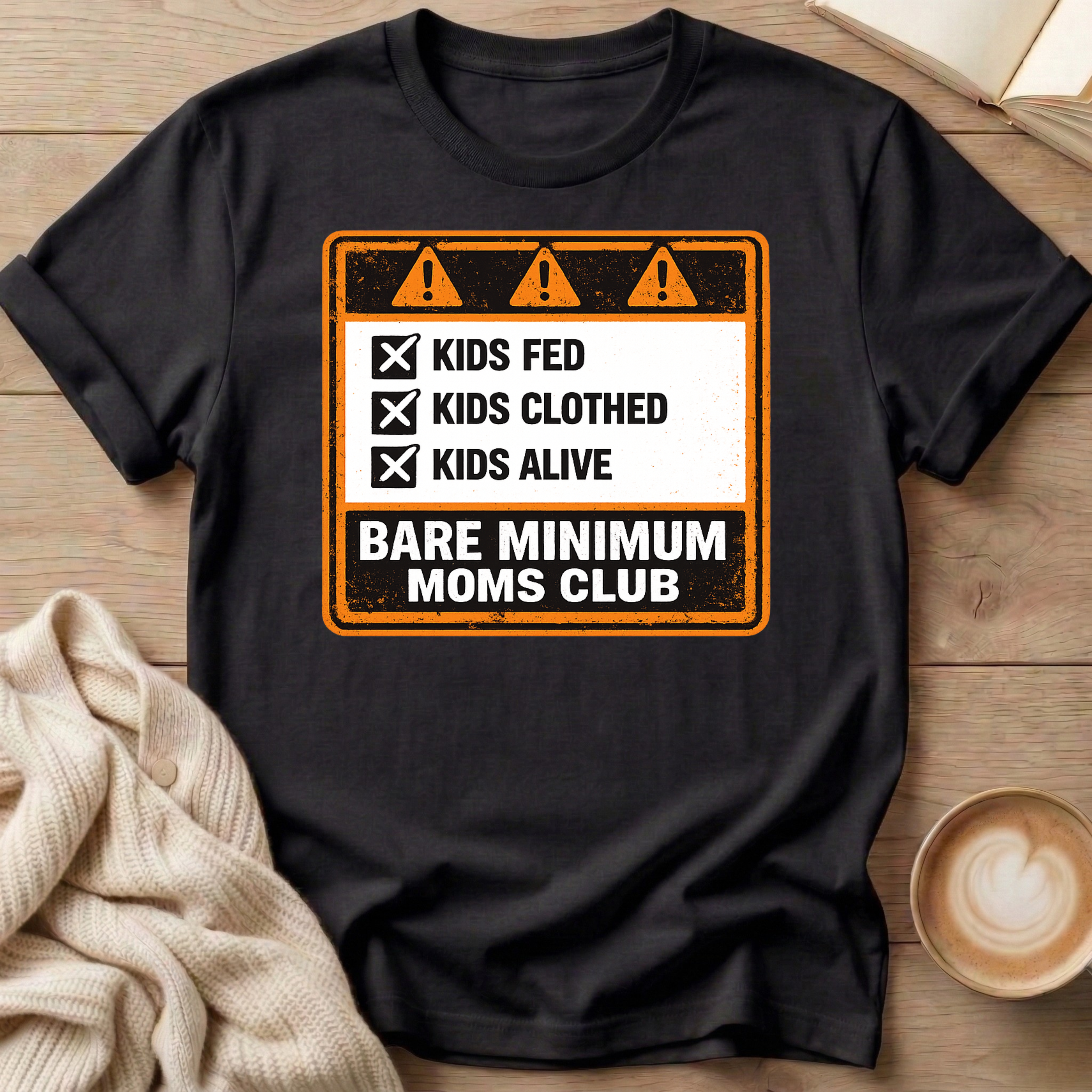 Kids Alive Bare Minimum Moms Club T-Shirt