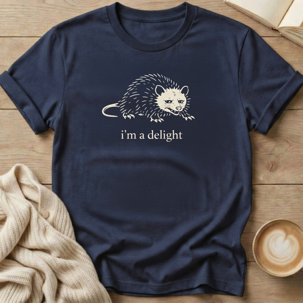Ornery Possum I'm a Delight T-Shirt