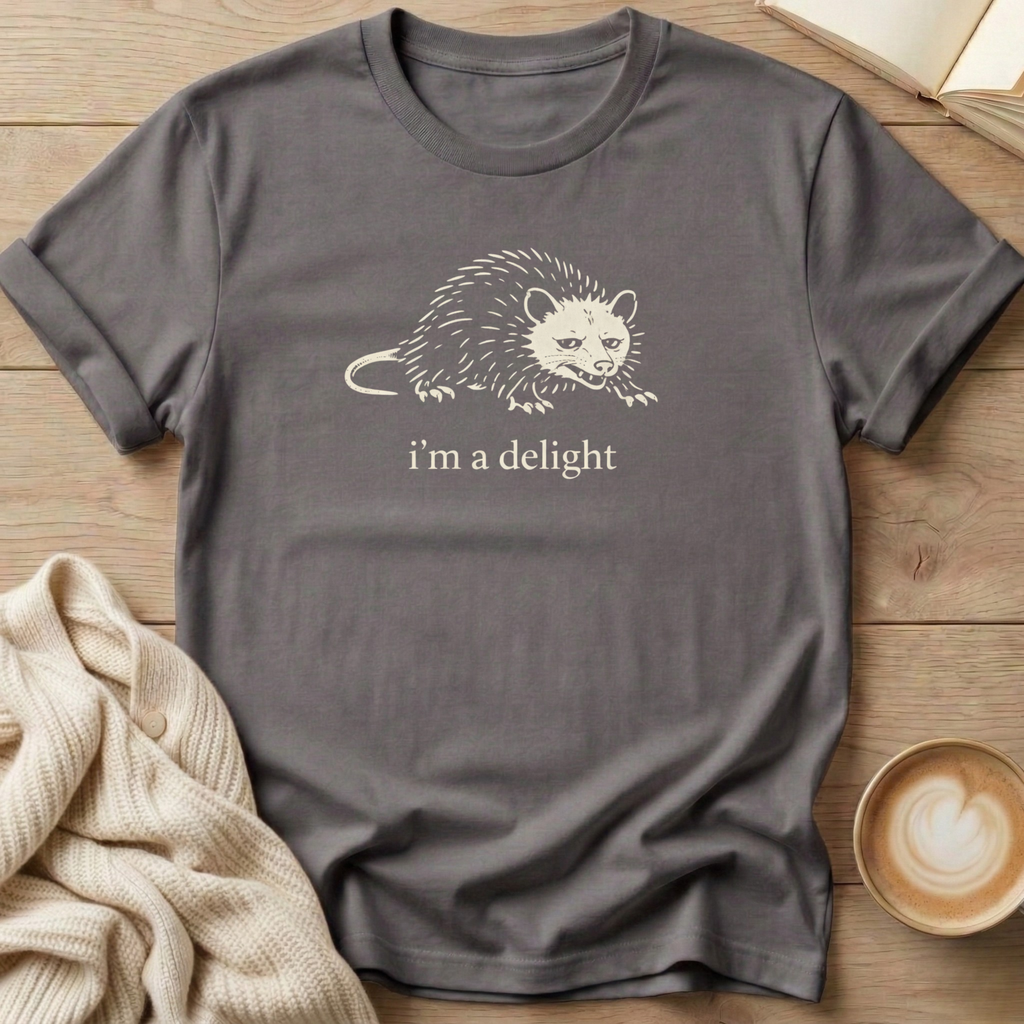 Ornery Possum I'm a Delight T-Shirt