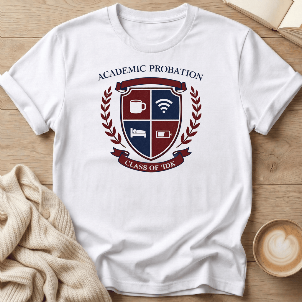 Academic Probation Crest T-Shirt
