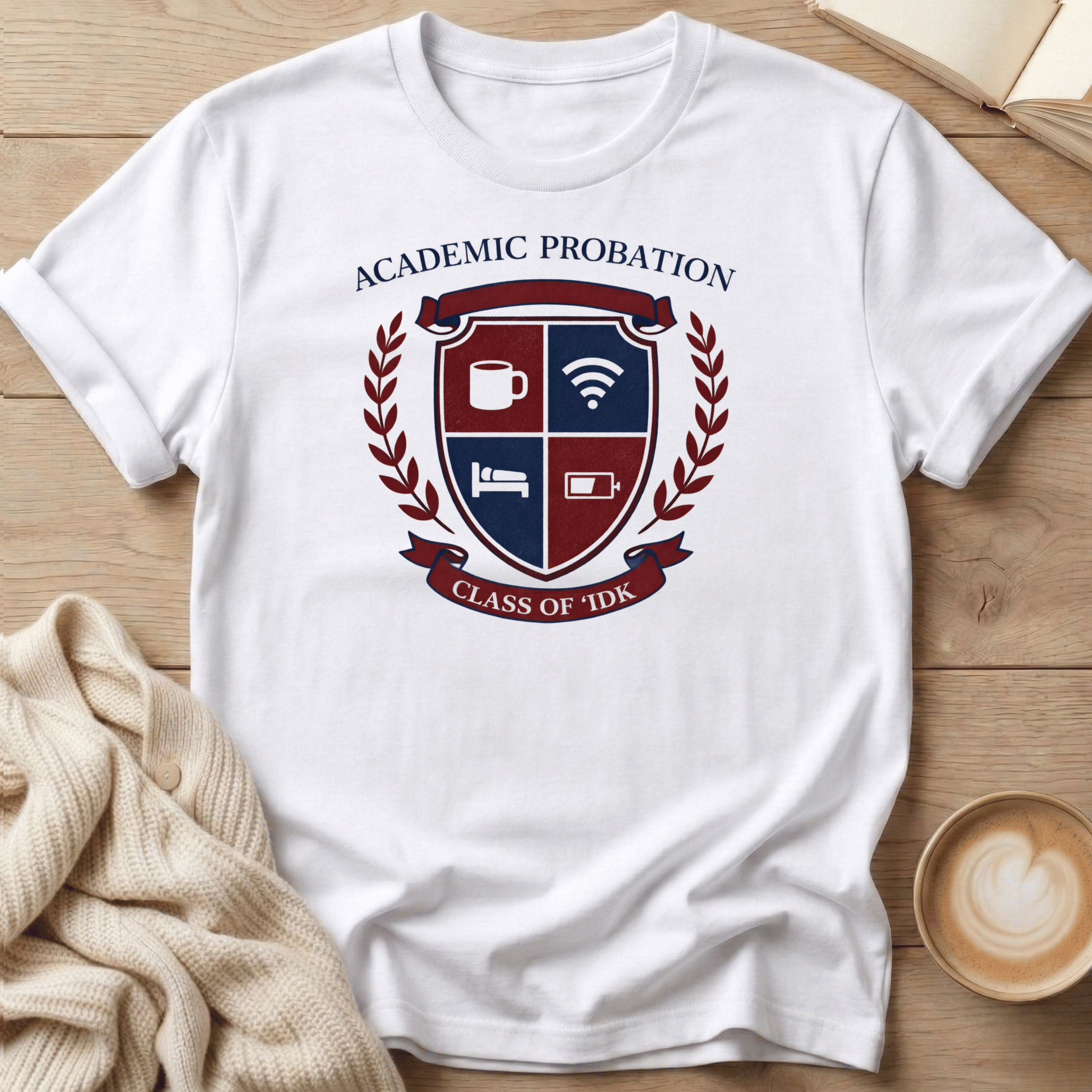 Academic Probation Crest T-Shirt