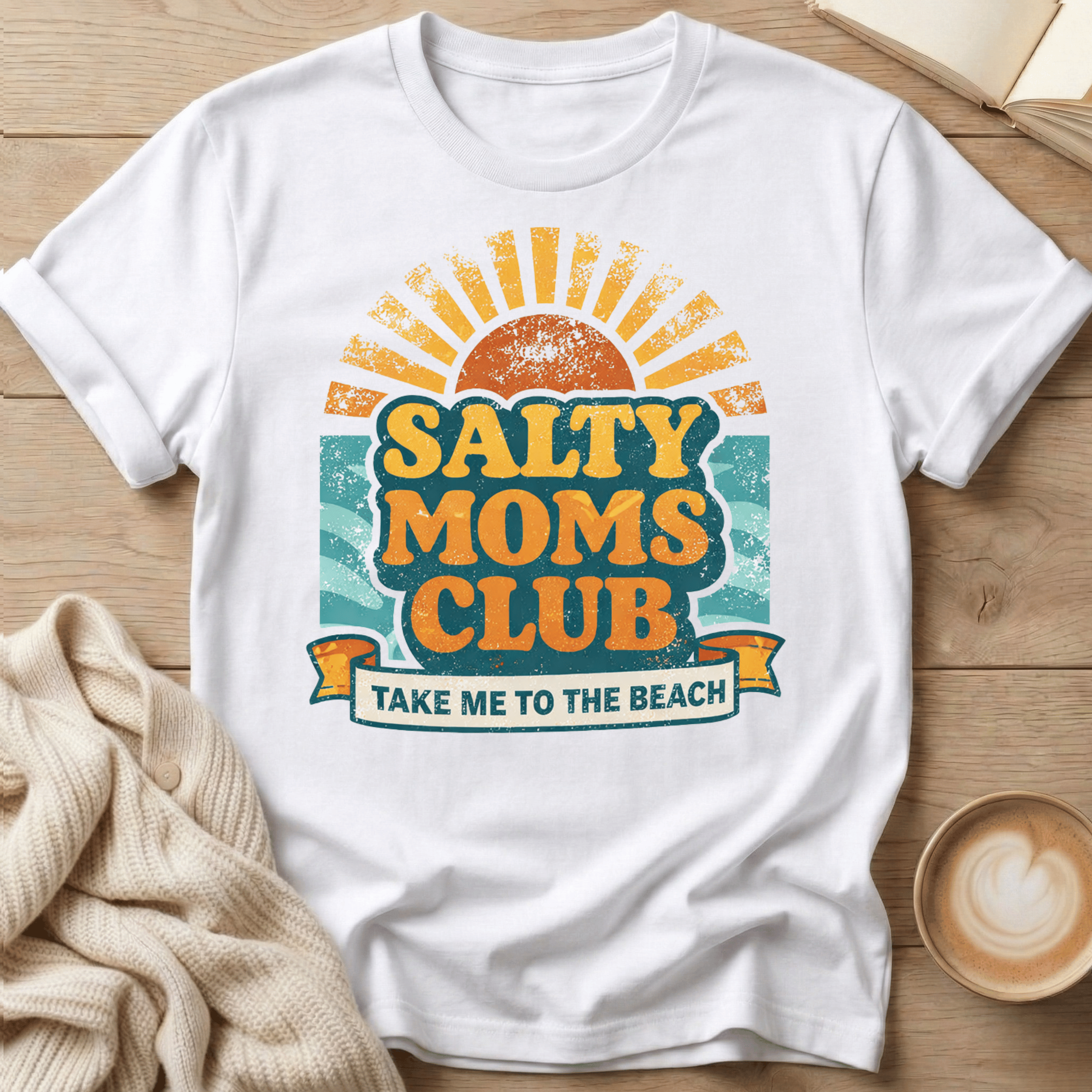 Salty Mom's Take Me to the Beach T-Shirt