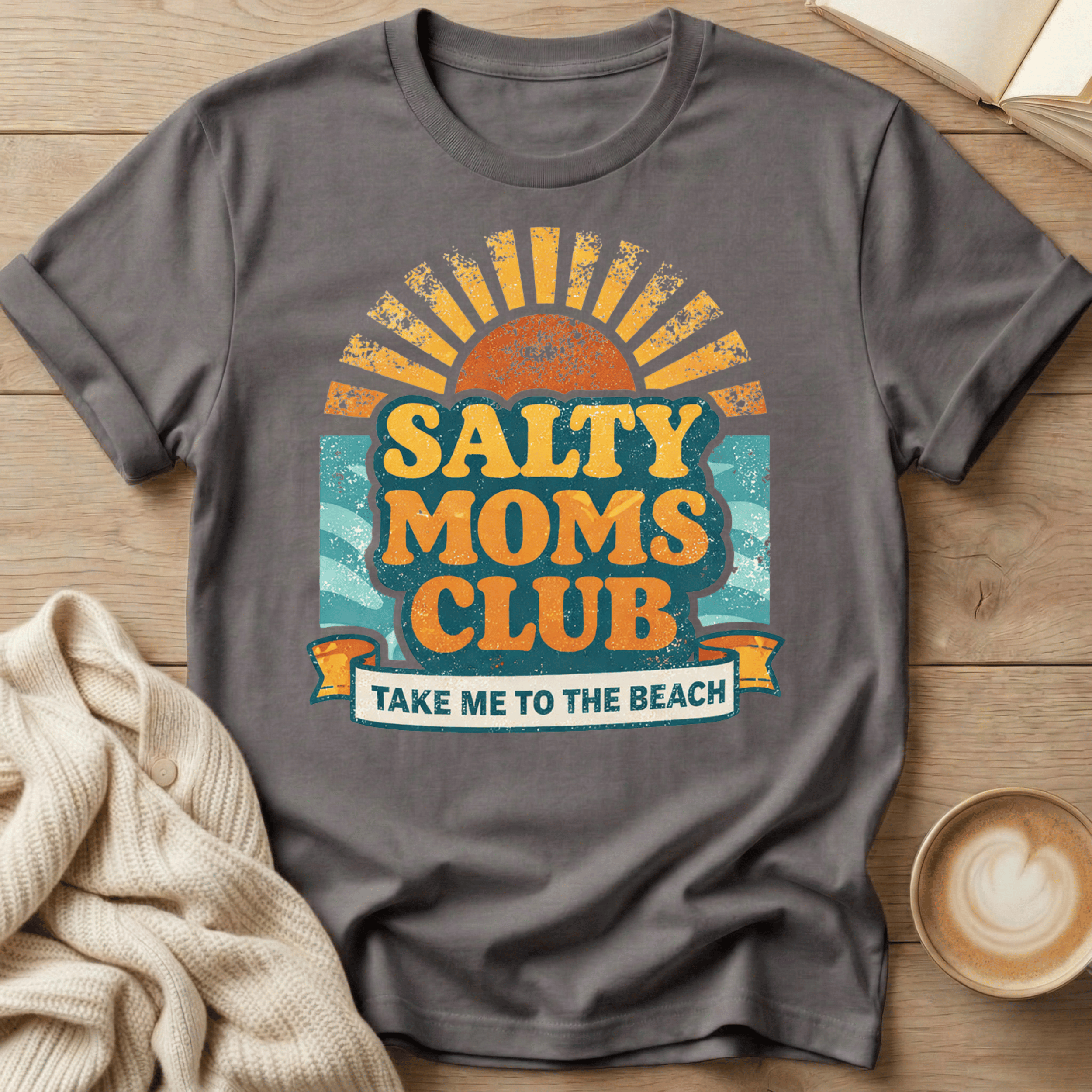 Salty Mom's Take Me to the Beach T-Shirt