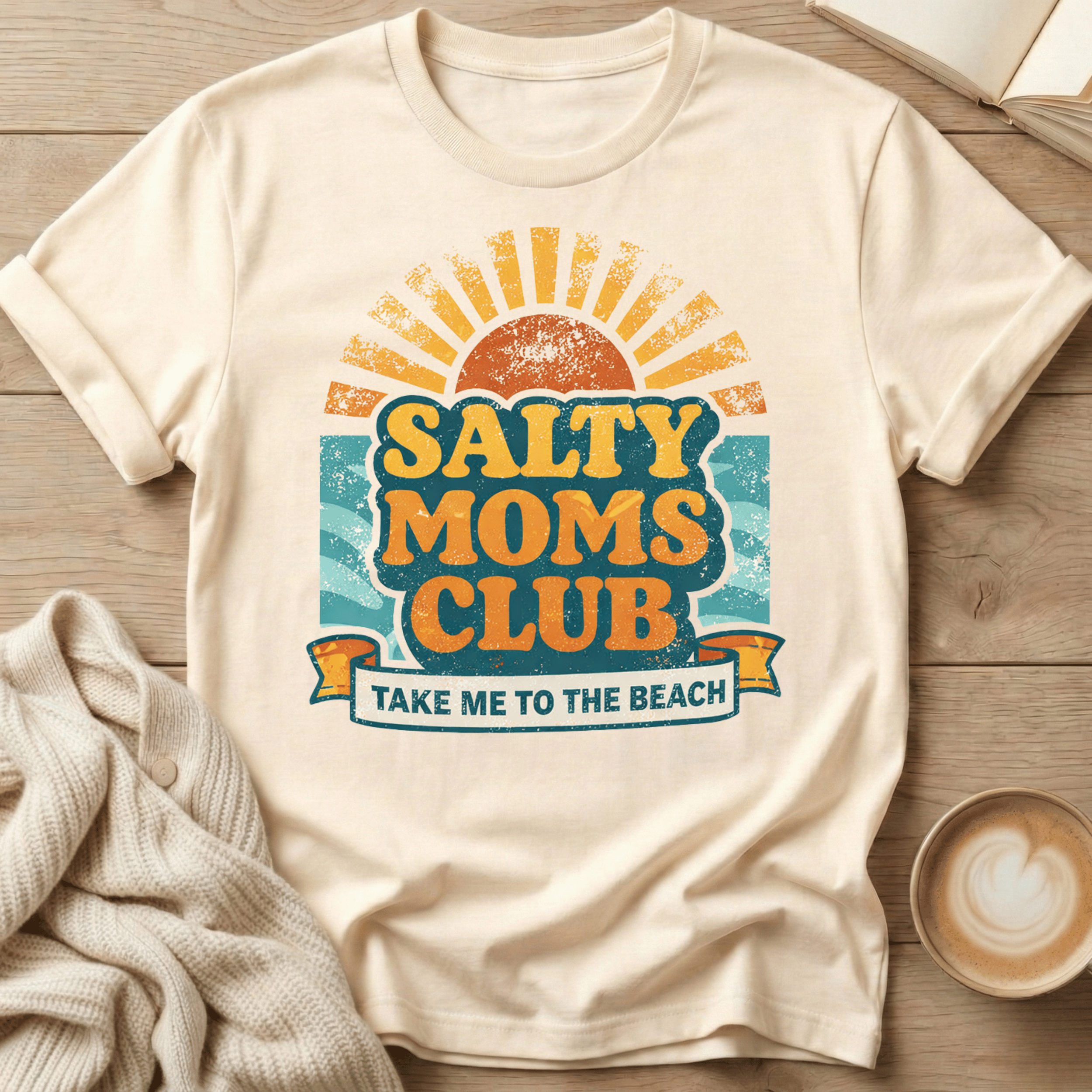 Salty Mom's Take Me to the Beach T-Shirt
