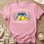 Probably Fine Co. Social Club T-Shirt – Lemon Graphic Garment-Dyed Tee