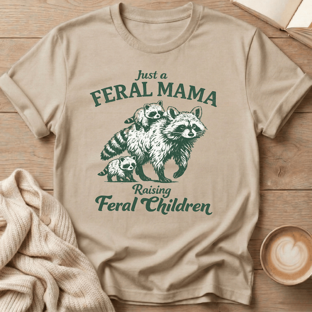 Feral Mom Raising Feral Children T-Shirt