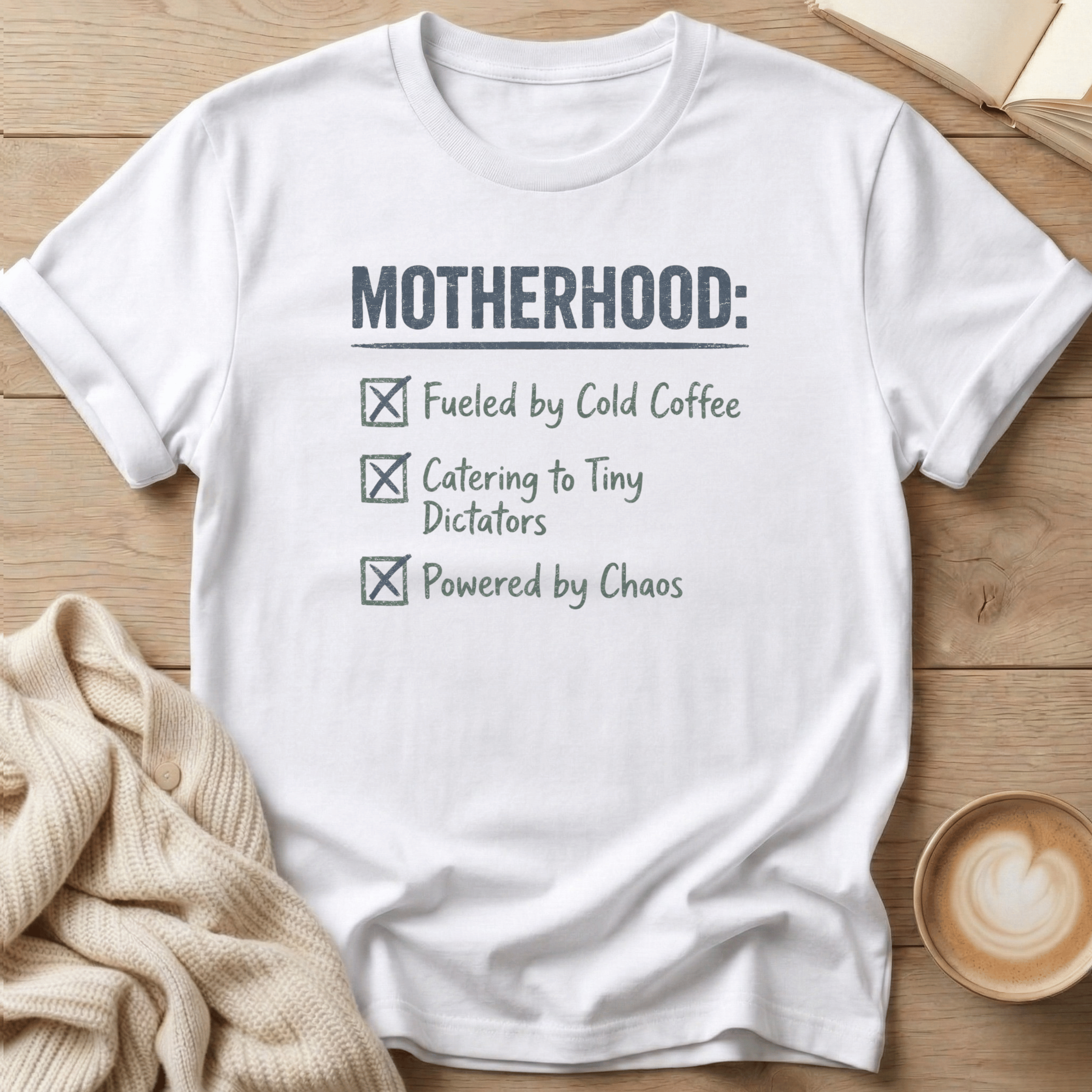 Motherhood Checklist - T-Shirt