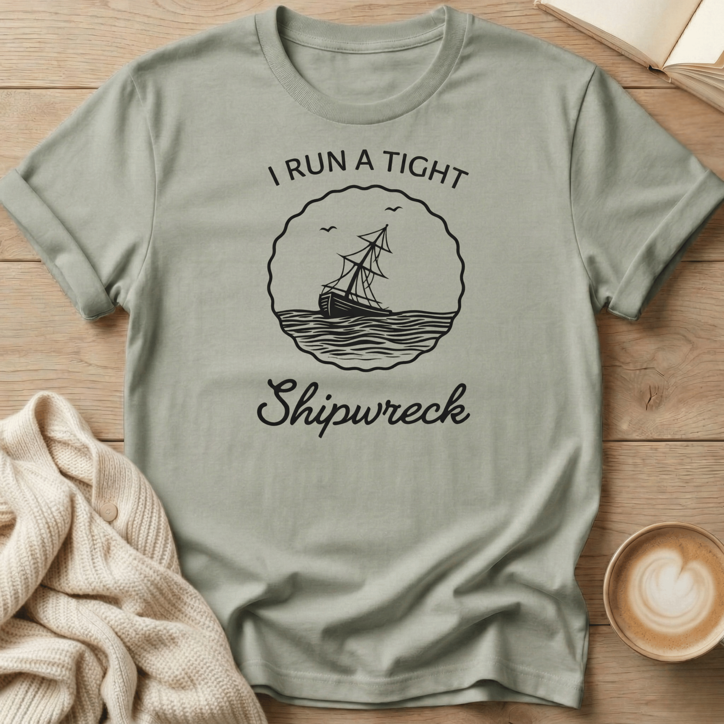 I Run a Tight Shipwreck - T-Shirt