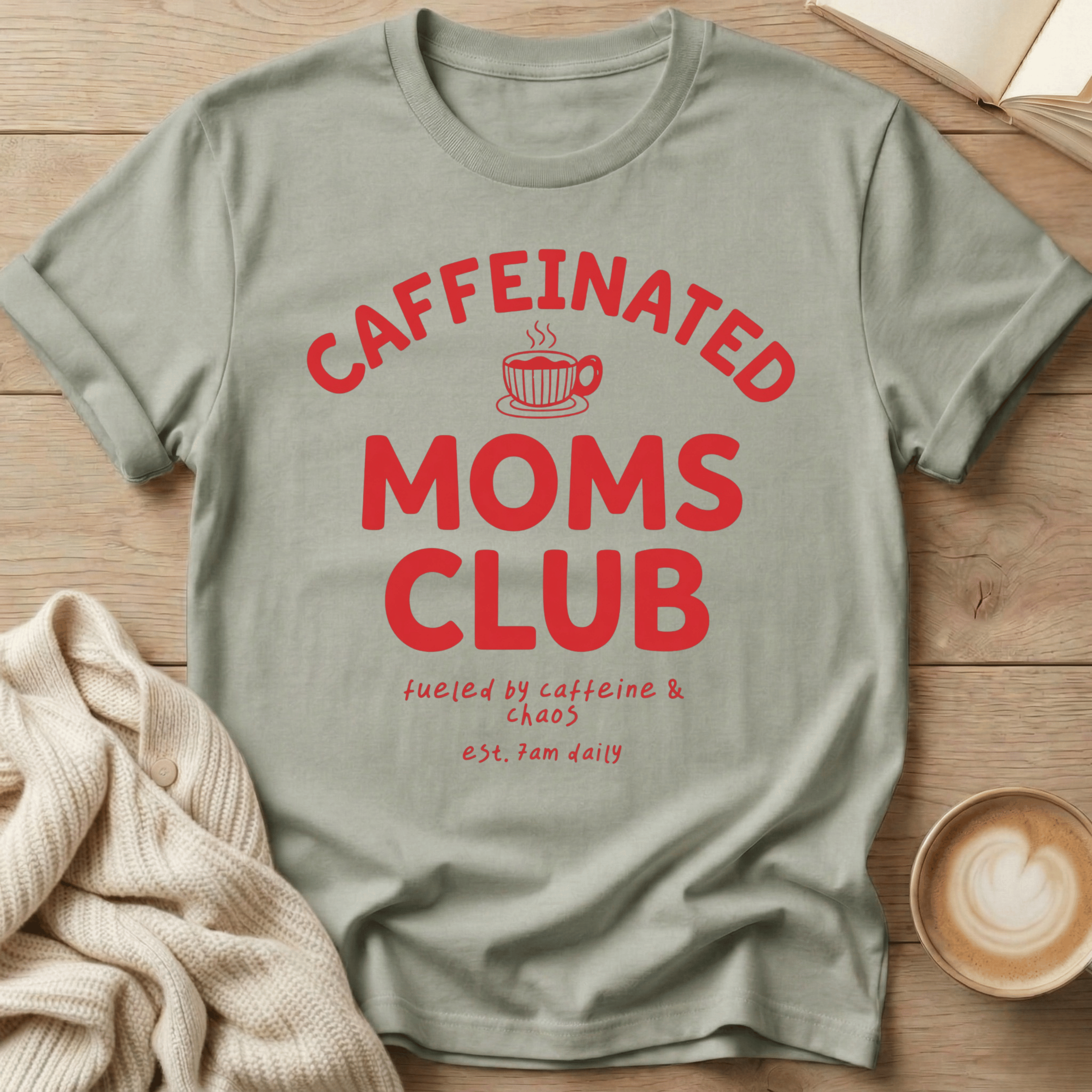 Caffeinated Moms Club T-Shirt