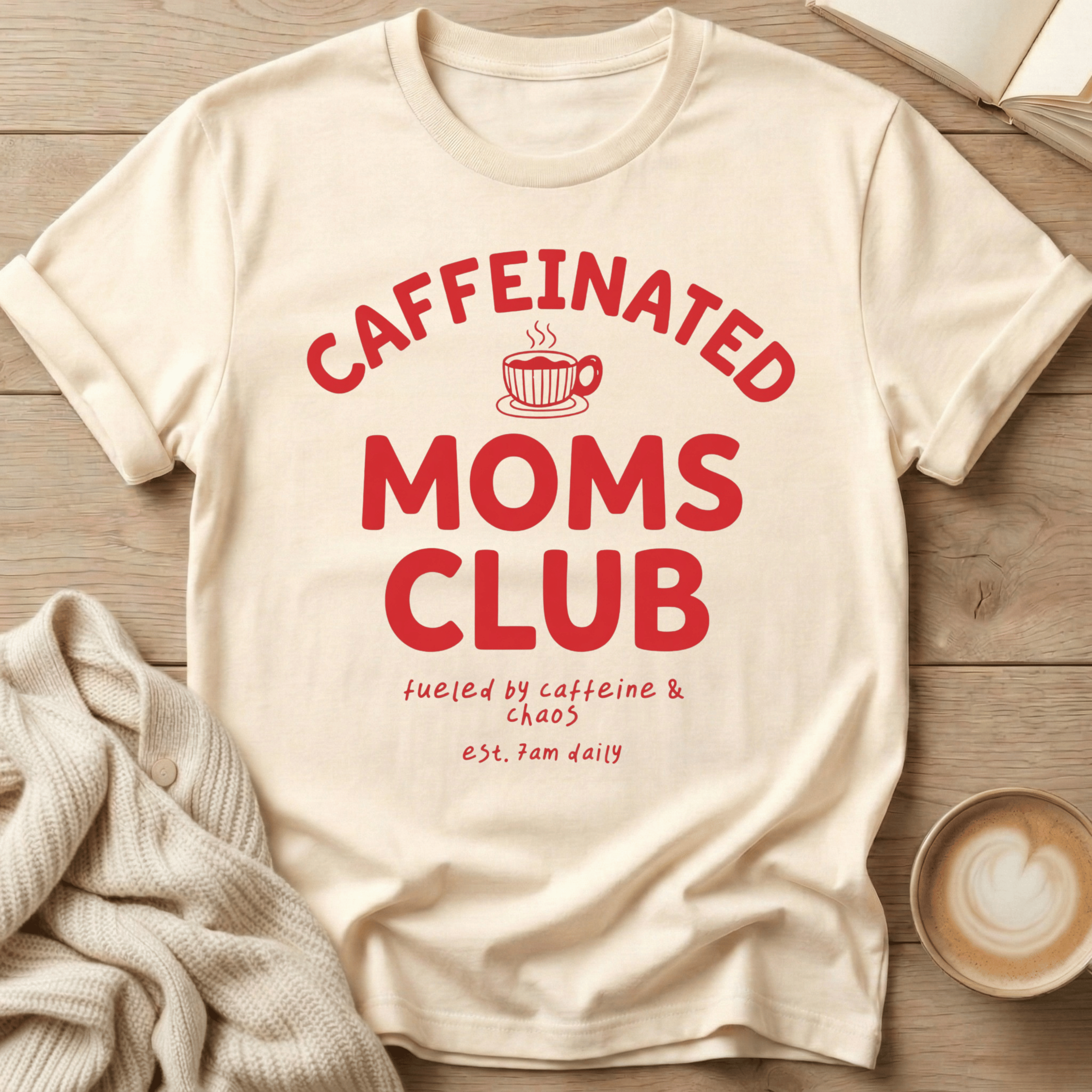 Caffeinated Moms Club T-Shirt