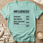 Influenced Nutrition Label T-Shirt
