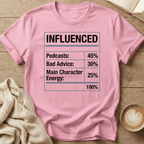 Influenced Nutrition Label T-Shirt
