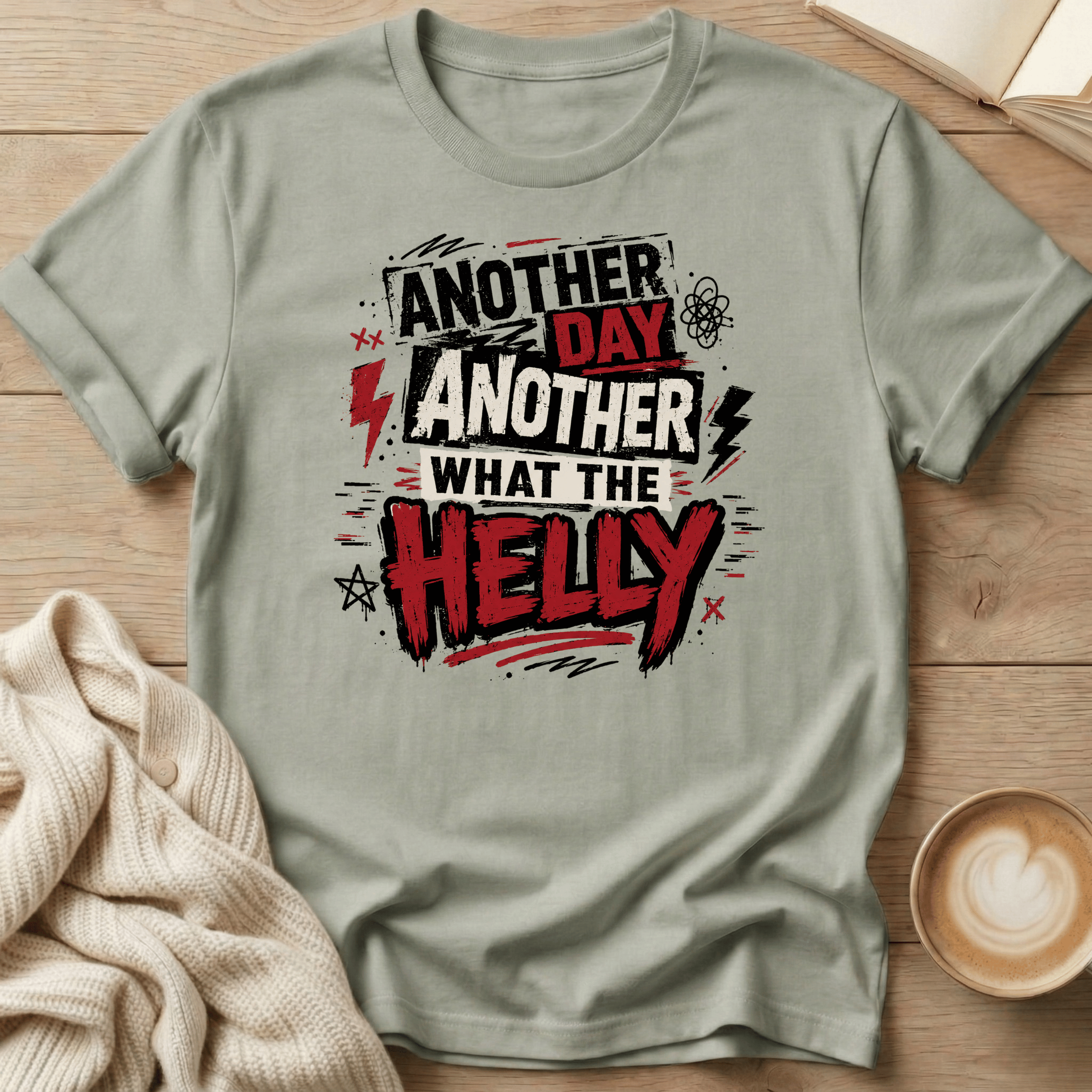 Another Day Another What The Helly Grunge T-Shirt