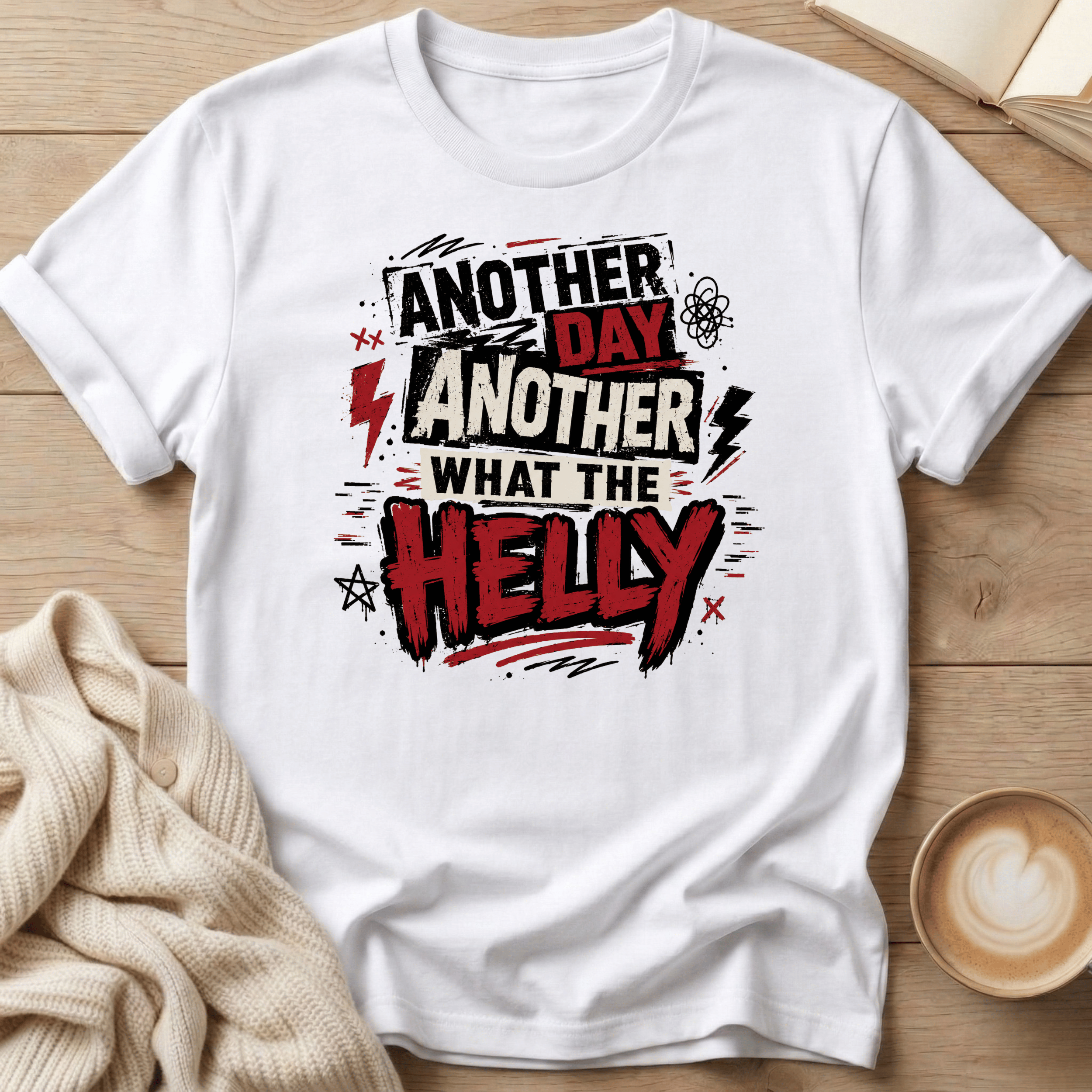 Another Day Another What The Helly Grunge T-Shirt