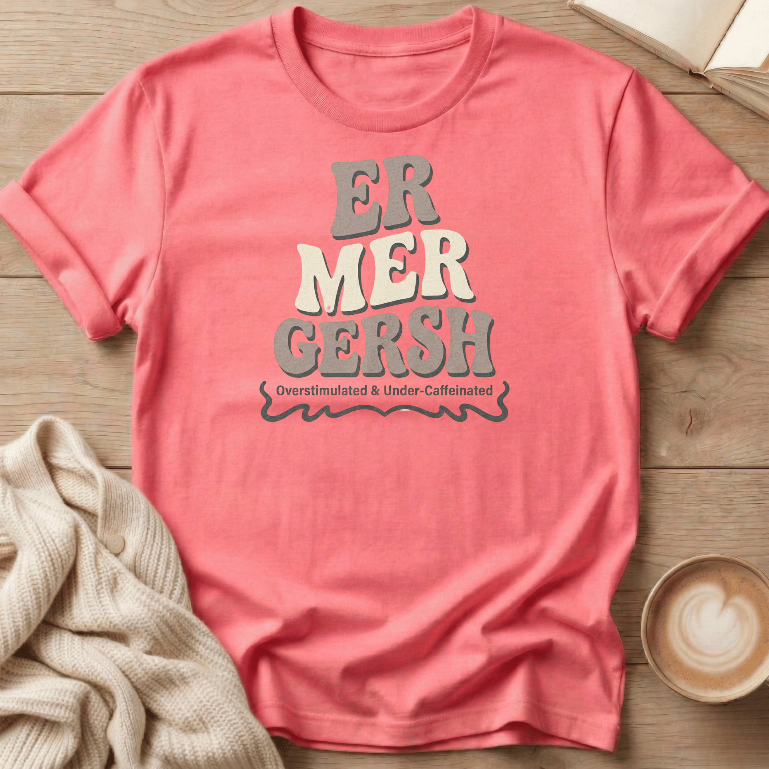 Er Mer Gersh Bubble Letter T-Shirt