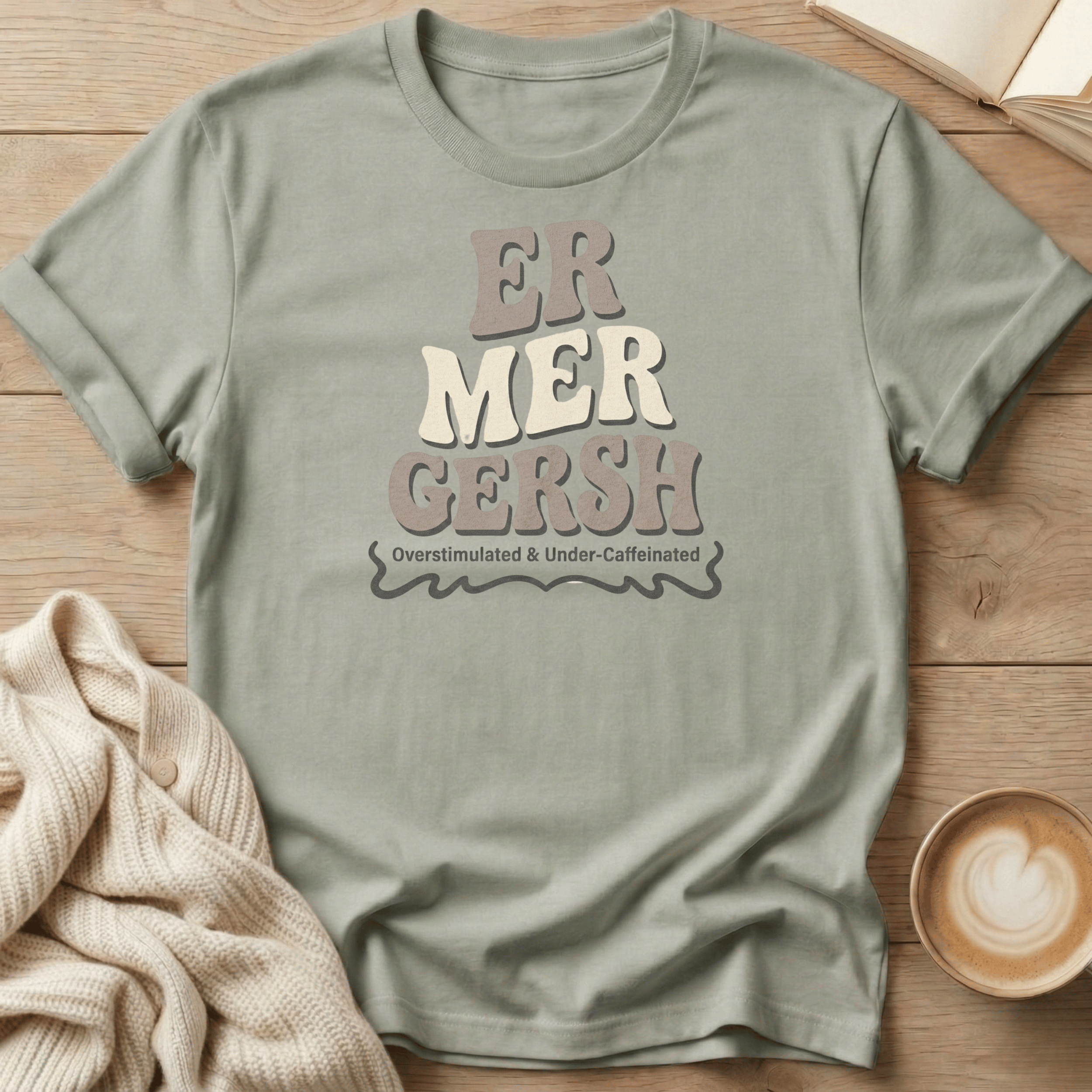 Er Mer Gersh Bubble Letter T-Shirt
