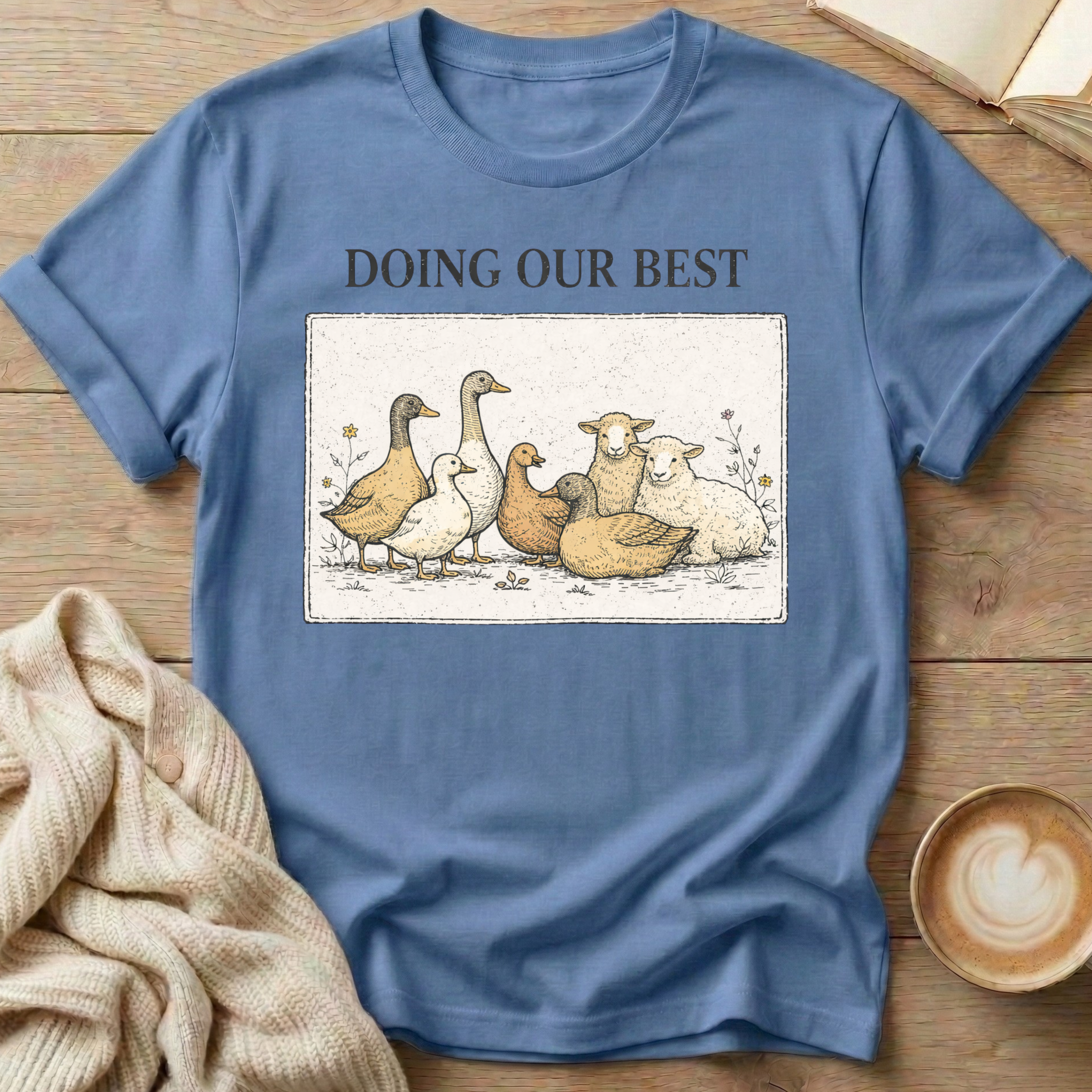 Lambs and Ducks in a Row T-Shirt