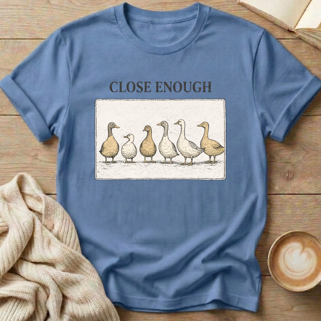 Close Enough Ducks in a Row T-Shirt