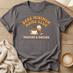 Bare Minimum Moms Club Wine and Coffee T-Shirt
