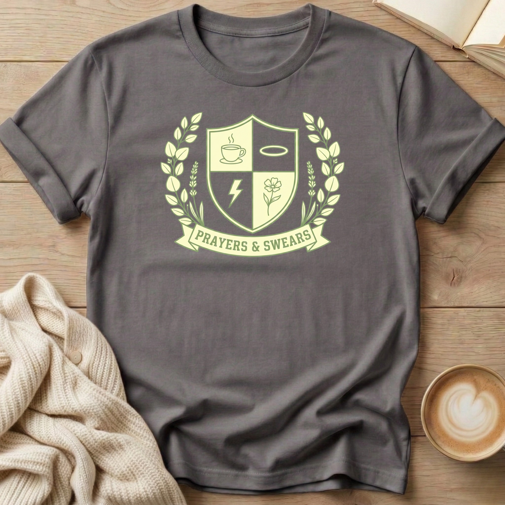 Prayers and Swears Shield T-Shirt