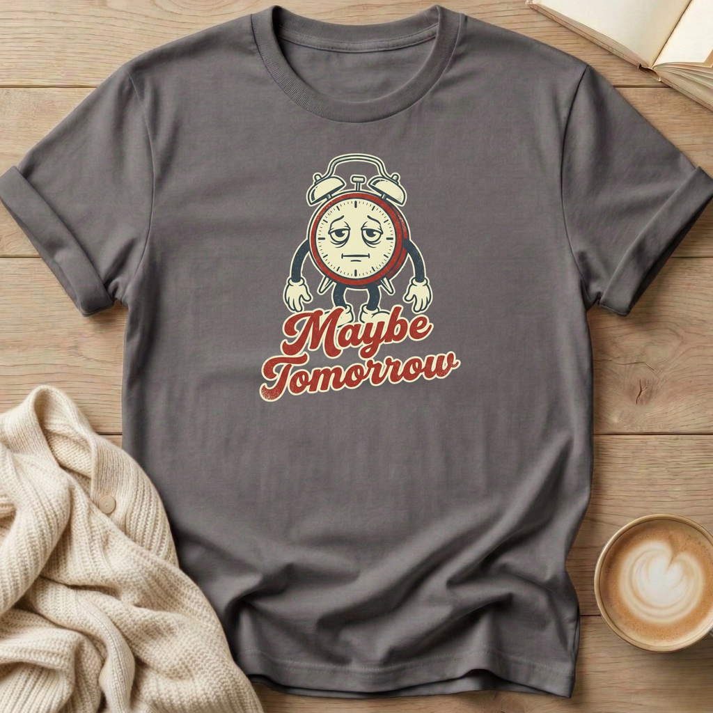 Maybe Tomorrow Clock T-Shirt