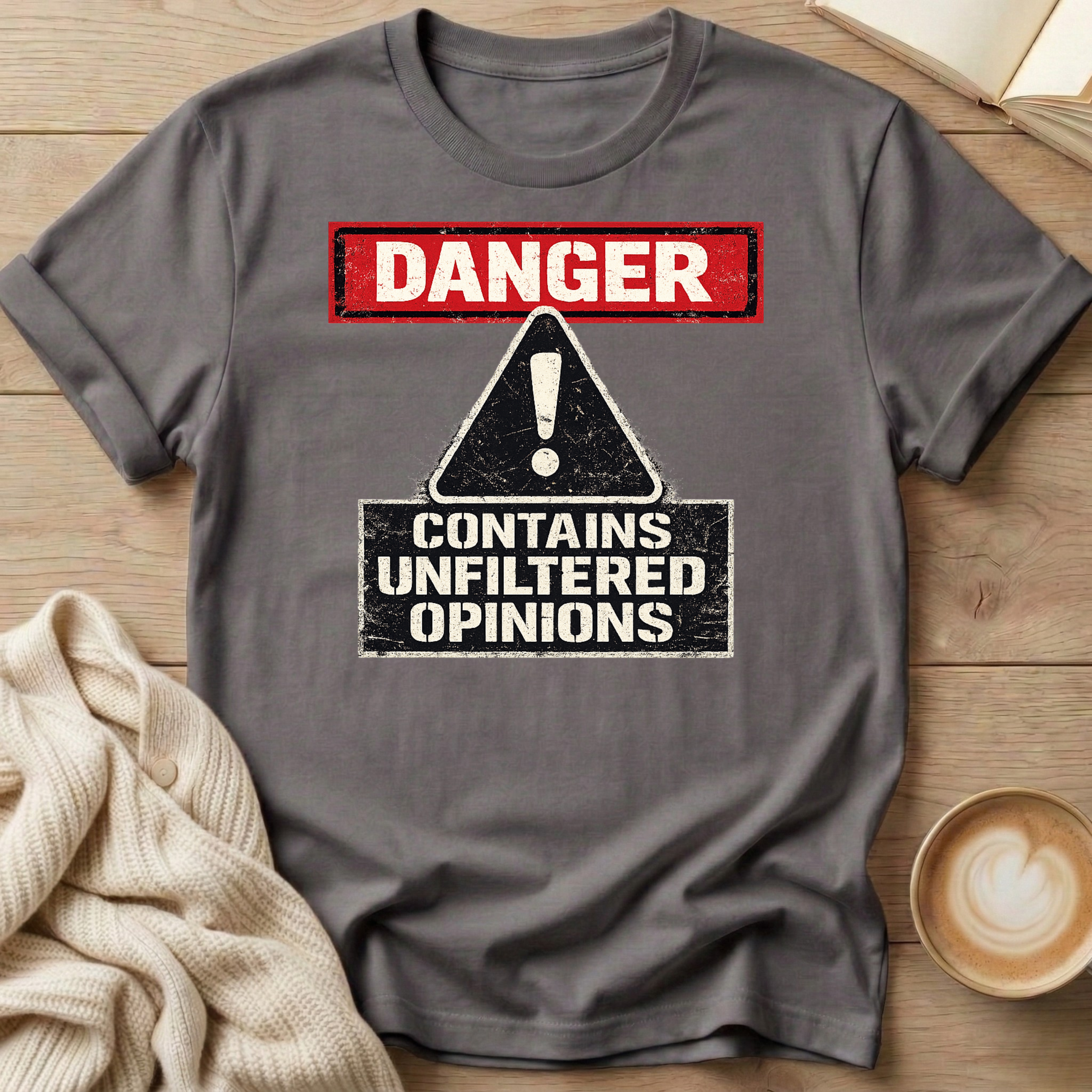 Danger Unfiltered Opinions T-Shirt