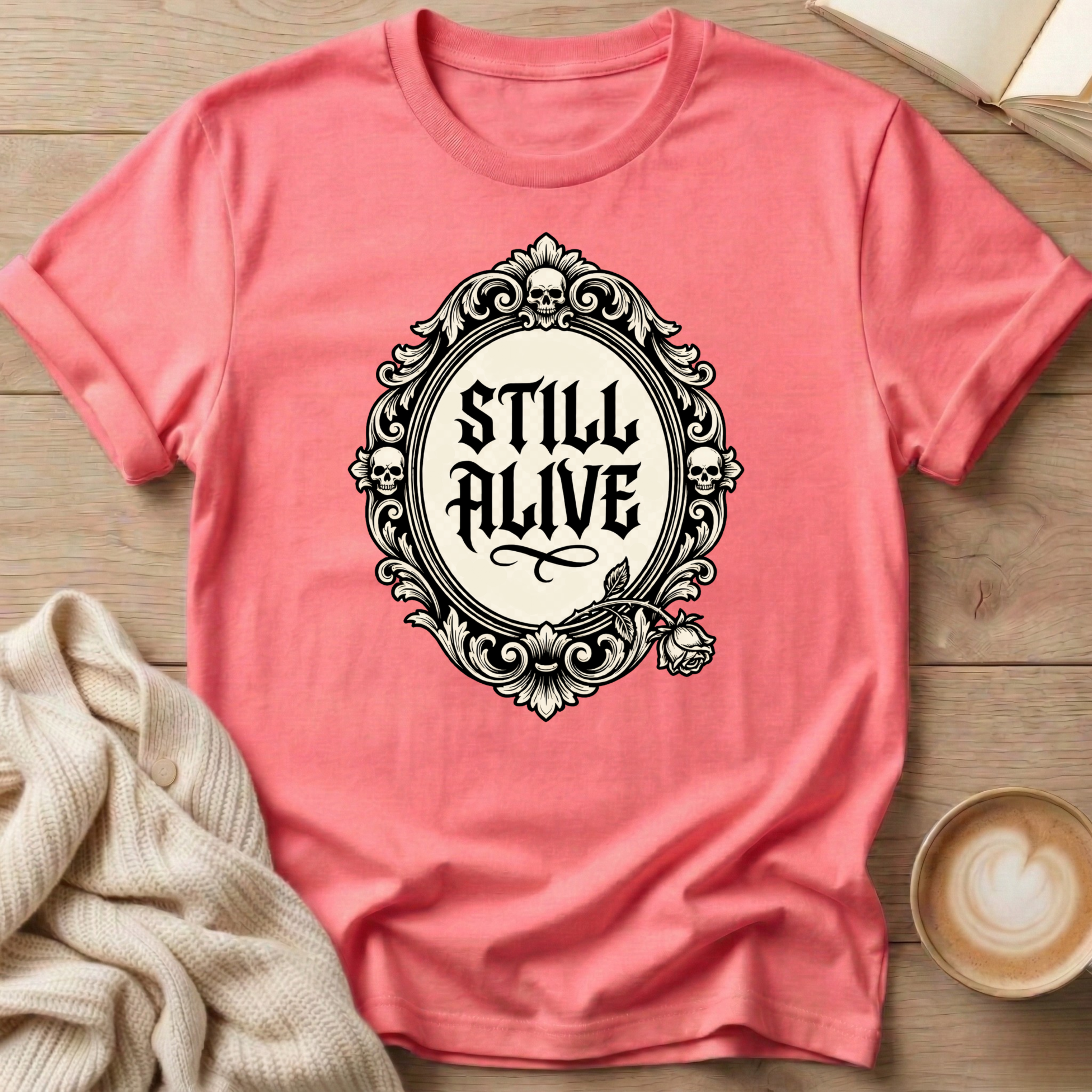 Still Alive Broach T-Shirt