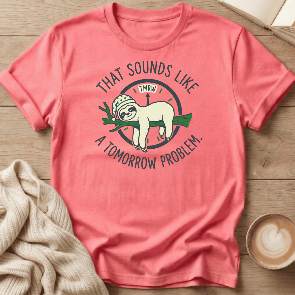 That Sounds Like a Tomorrow Problem Sloth T-Shirt
