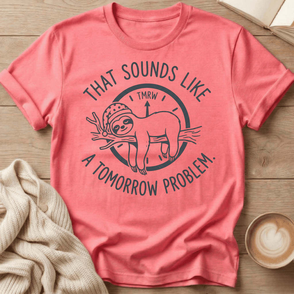 Sloth "That Sounds Like a Tomorrow Problem" T-Shirt