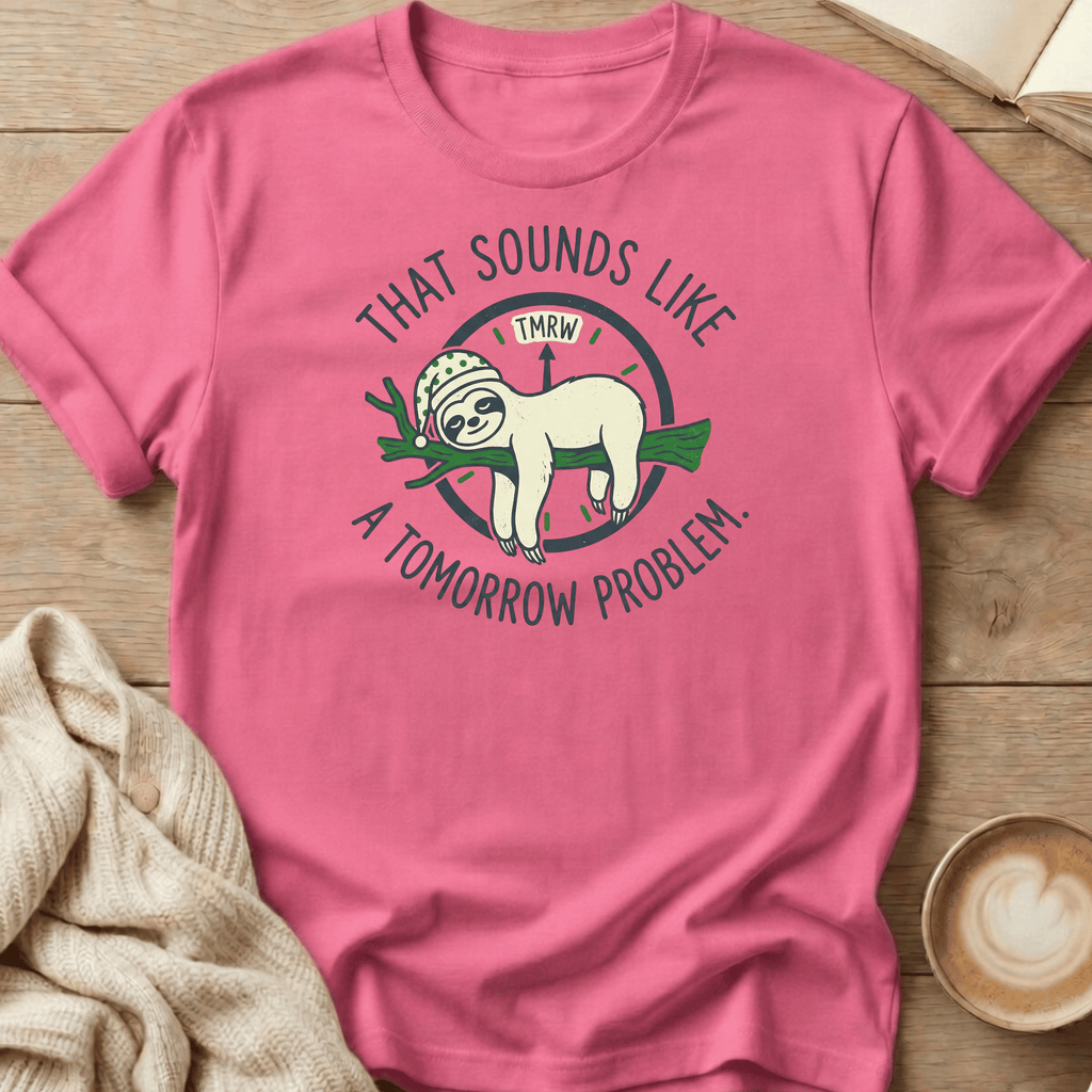 That Sounds Like a Tomorrow Problem Sloth T-Shirt