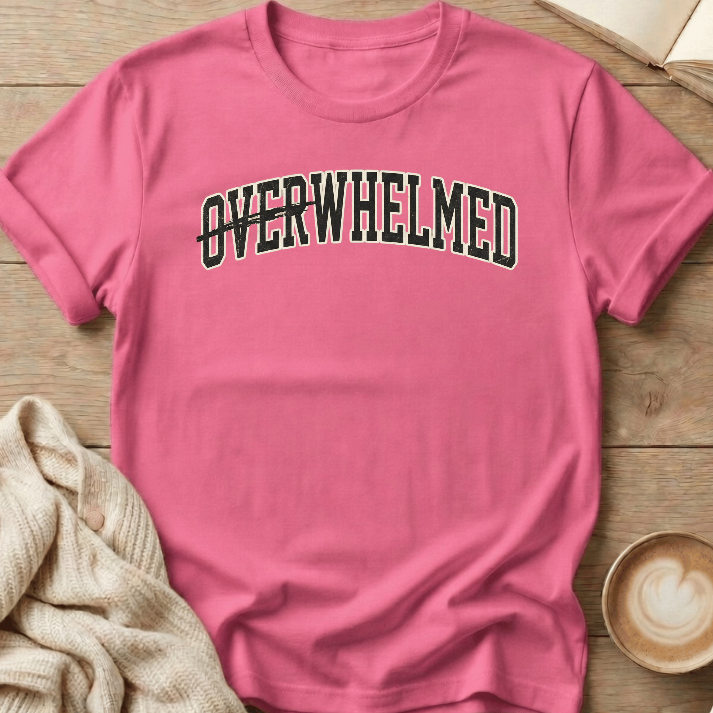 Overwhelmed - Whelmed Graphic T‑Shirt