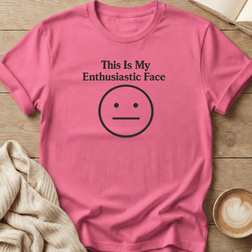 This Is My Enthusiastic Face Emoji T-Shirt