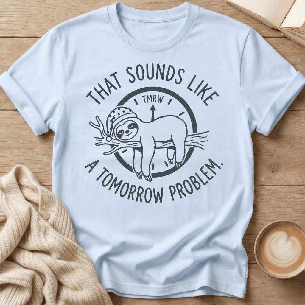 Sloth "That Sounds Like a Tomorrow Problem" T-Shirt