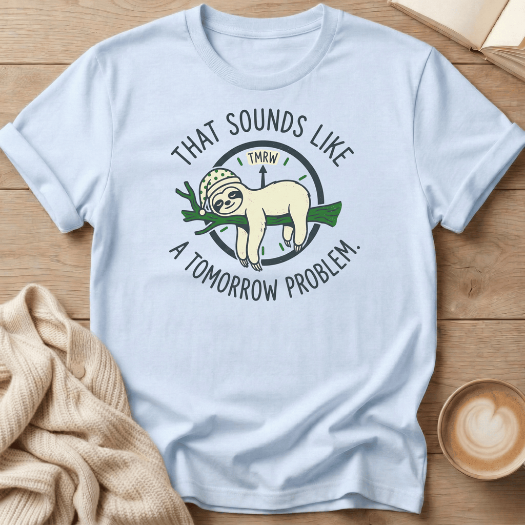 That Sounds Like a Tomorrow Problem Sloth T-Shirt