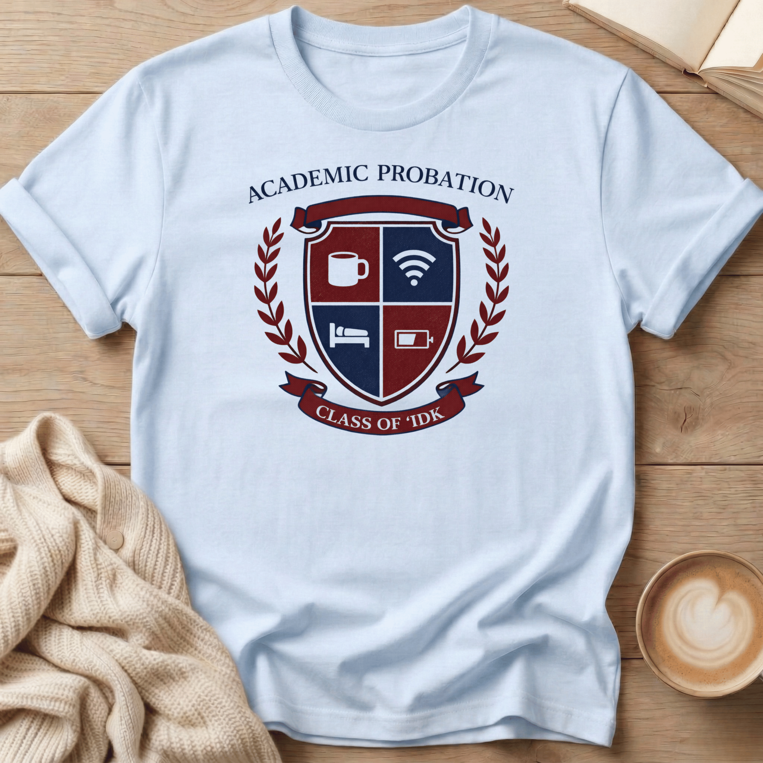 Academic Probation Crest T-Shirt
