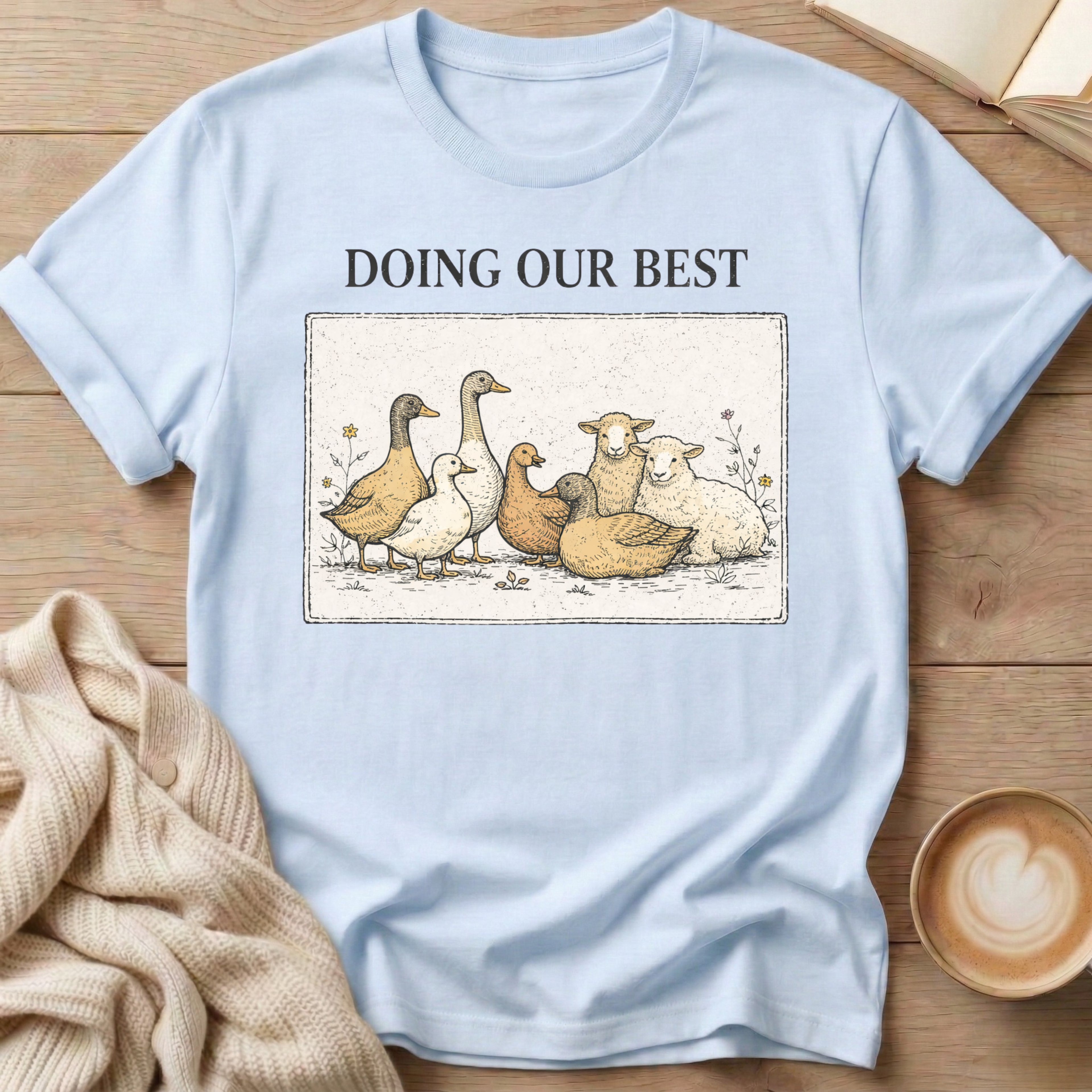 Lambs and Ducks in a Row T-Shirt