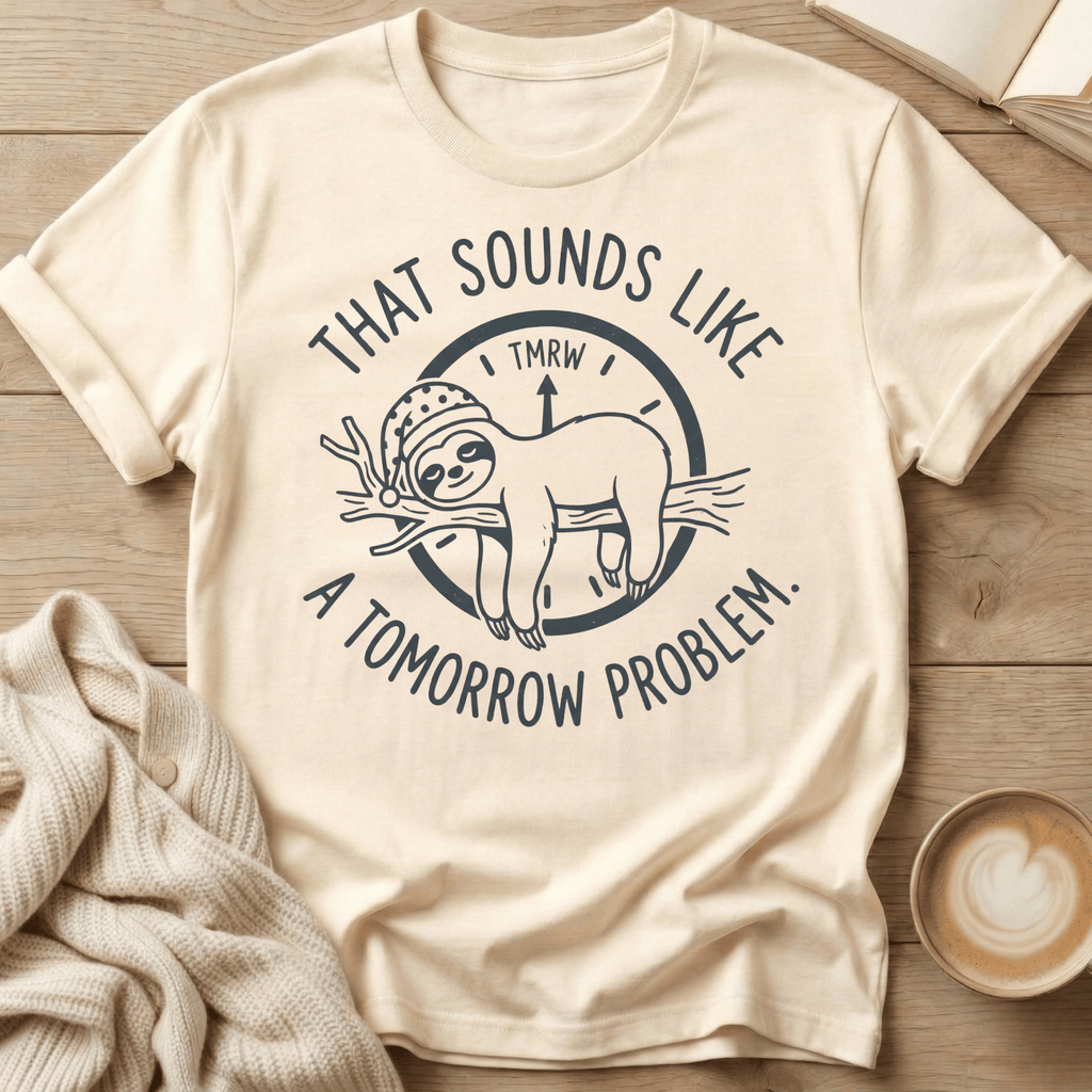 Sloth "That Sounds Like a Tomorrow Problem" T-Shirt