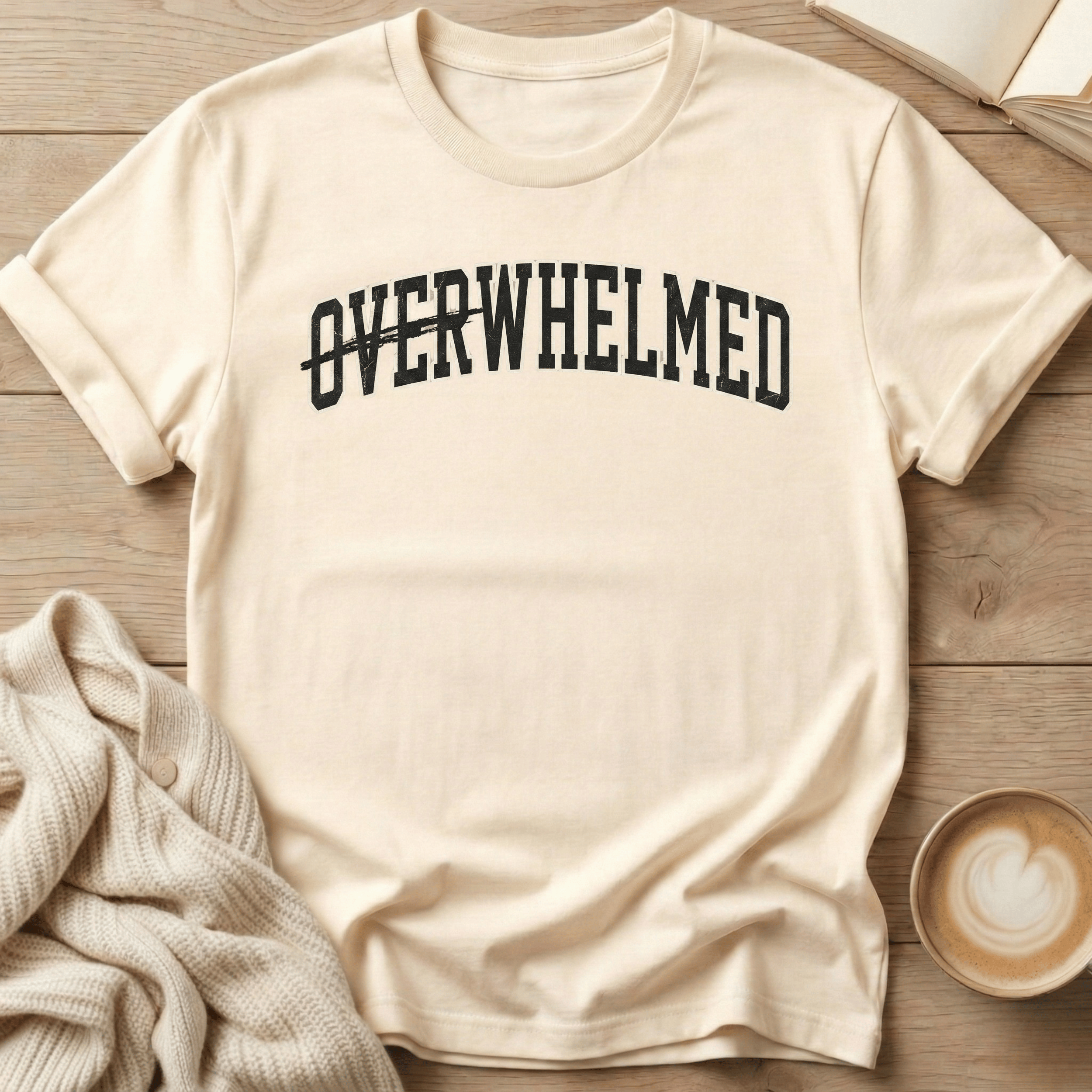 Overwhelmed - Whelmed Graphic T‑Shirt