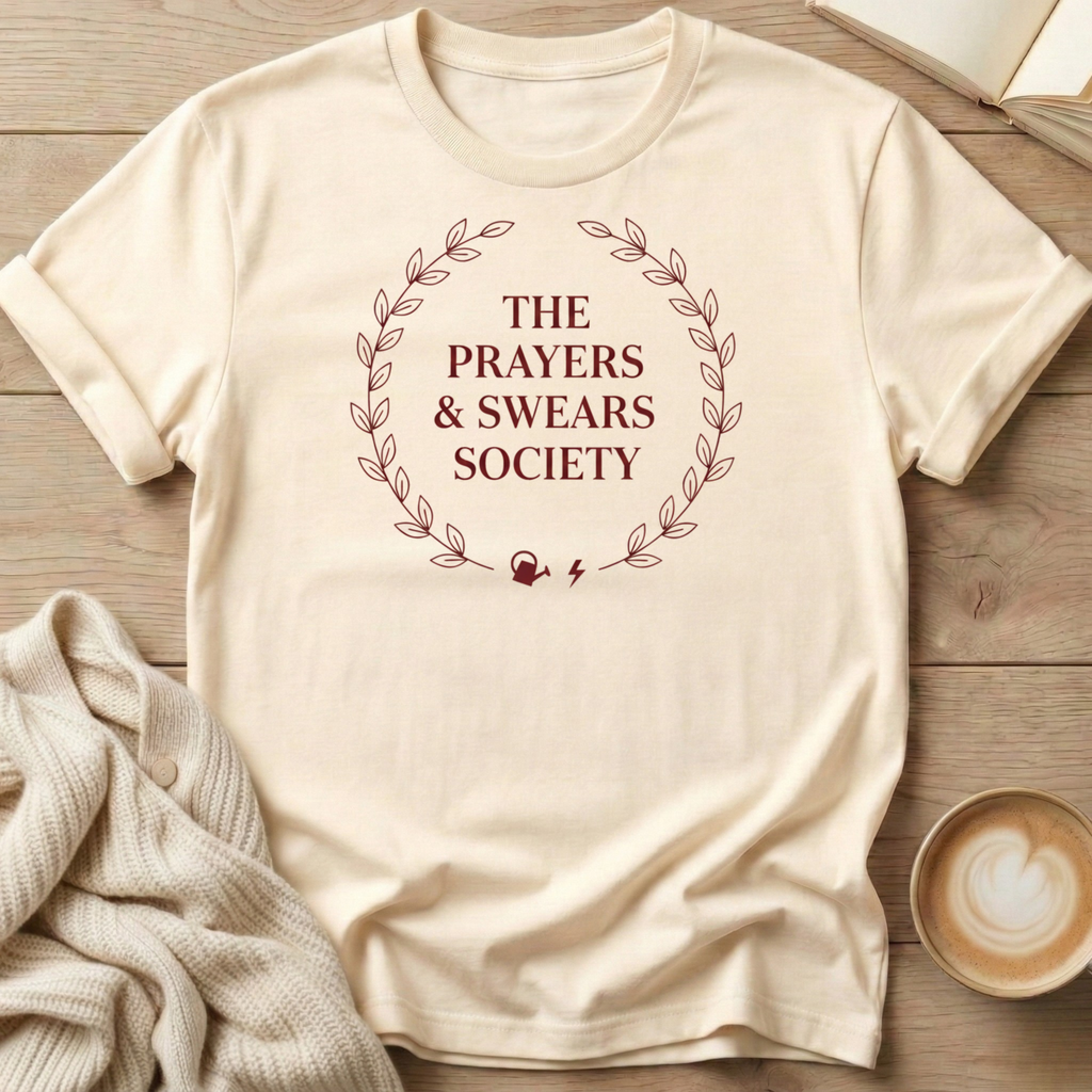 Prayers & Swears Wreath T-Shirt