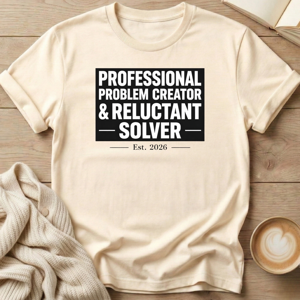 Professional Problem Creator Reluctant Solver T-Shirt