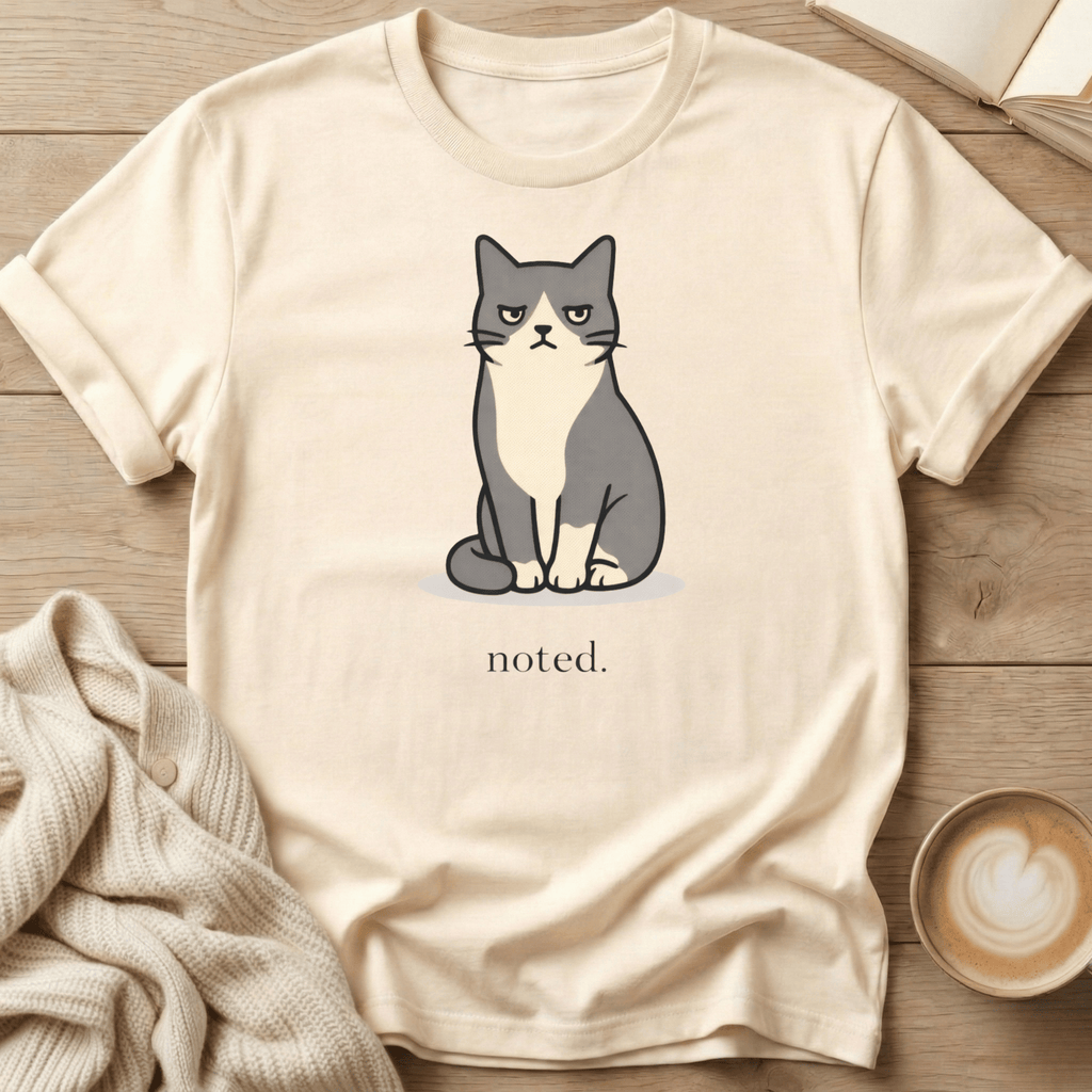 Noted — Cute Grumpy Cat T-Shirt