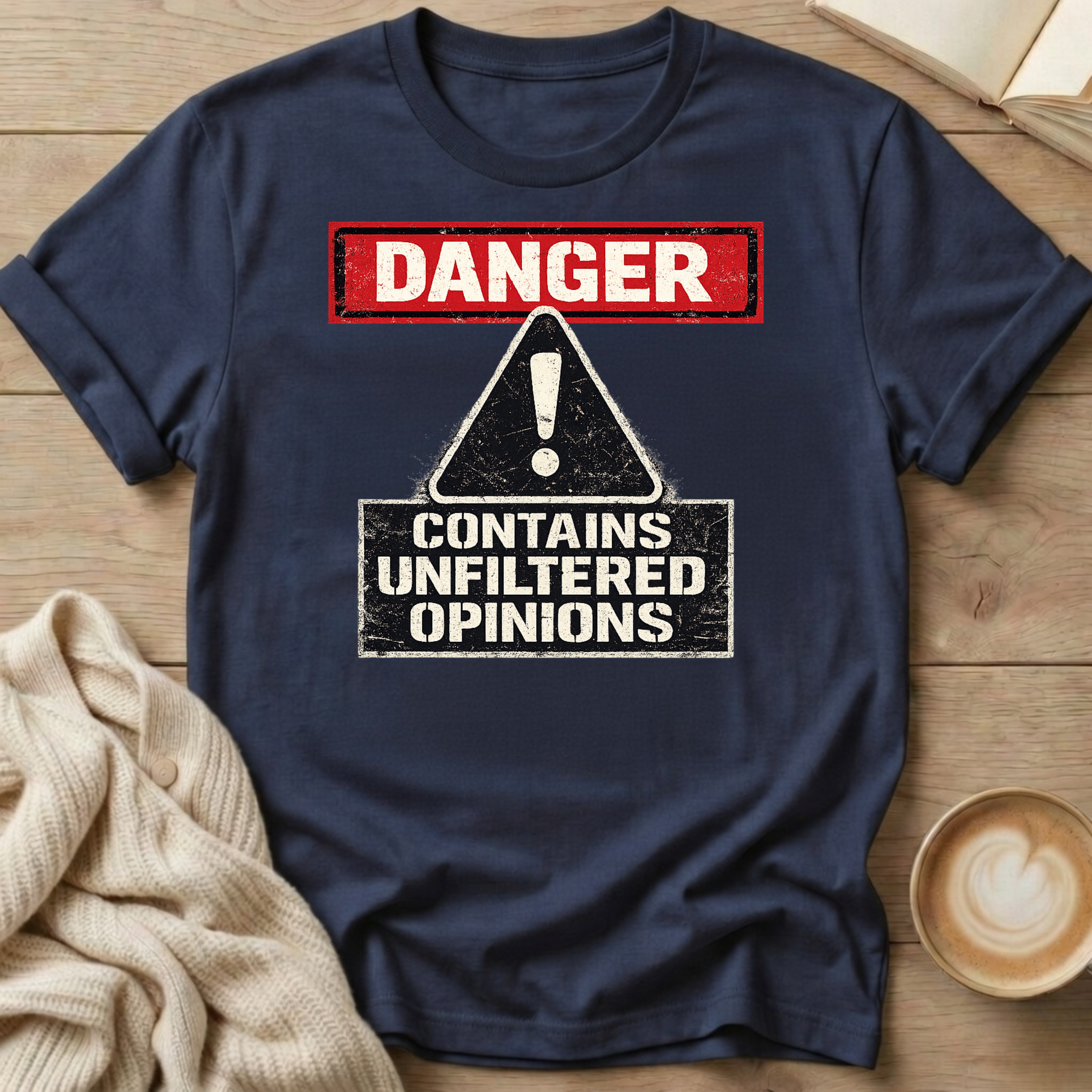 Danger Unfiltered Opinions T-Shirt