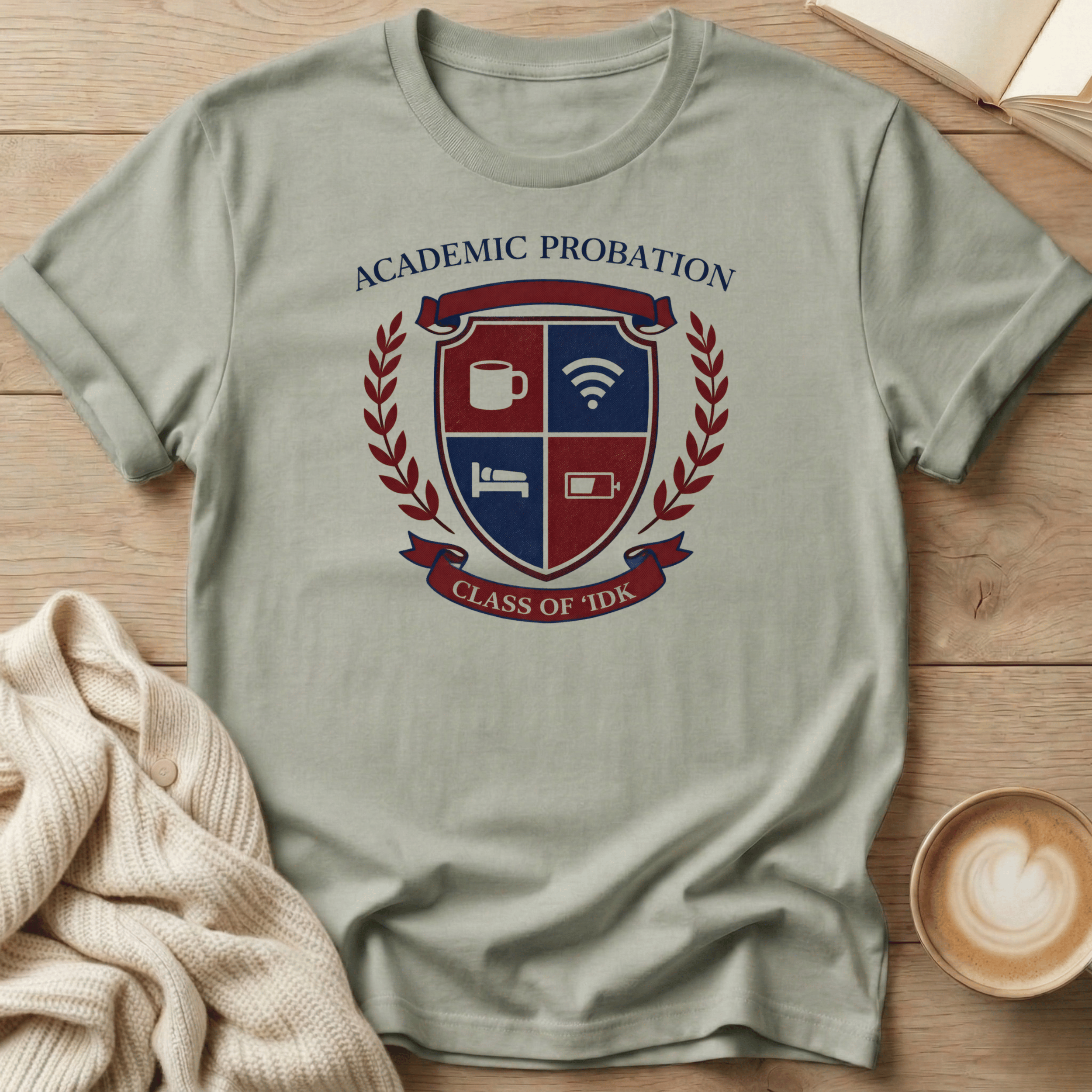 Academic Probation Crest T-Shirt