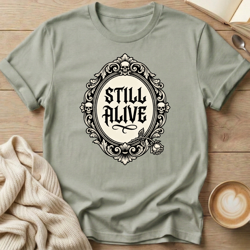 Still Alive Broach T-Shirt