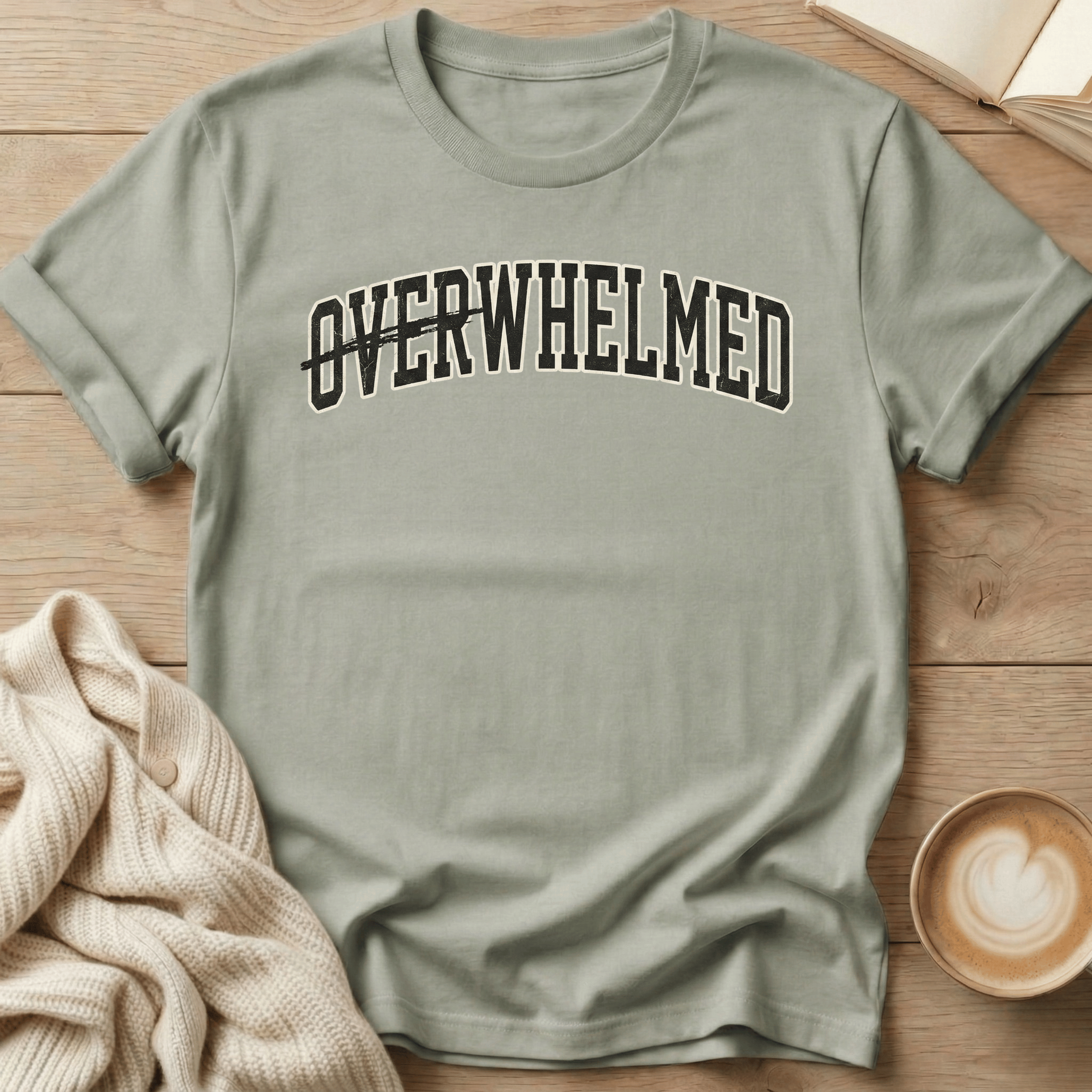 Overwhelmed - Whelmed Graphic T‑Shirt