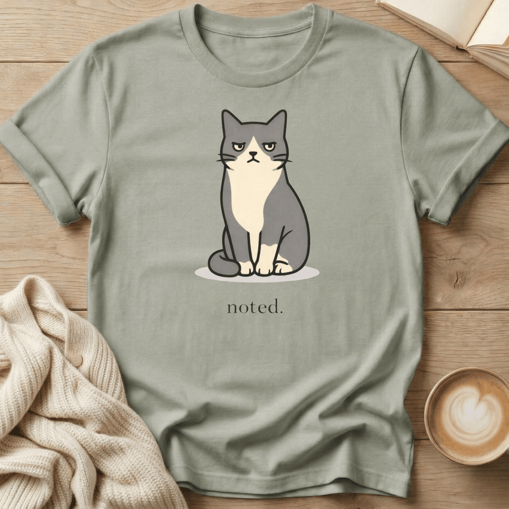 Noted — Cute Grumpy Cat T-Shirt