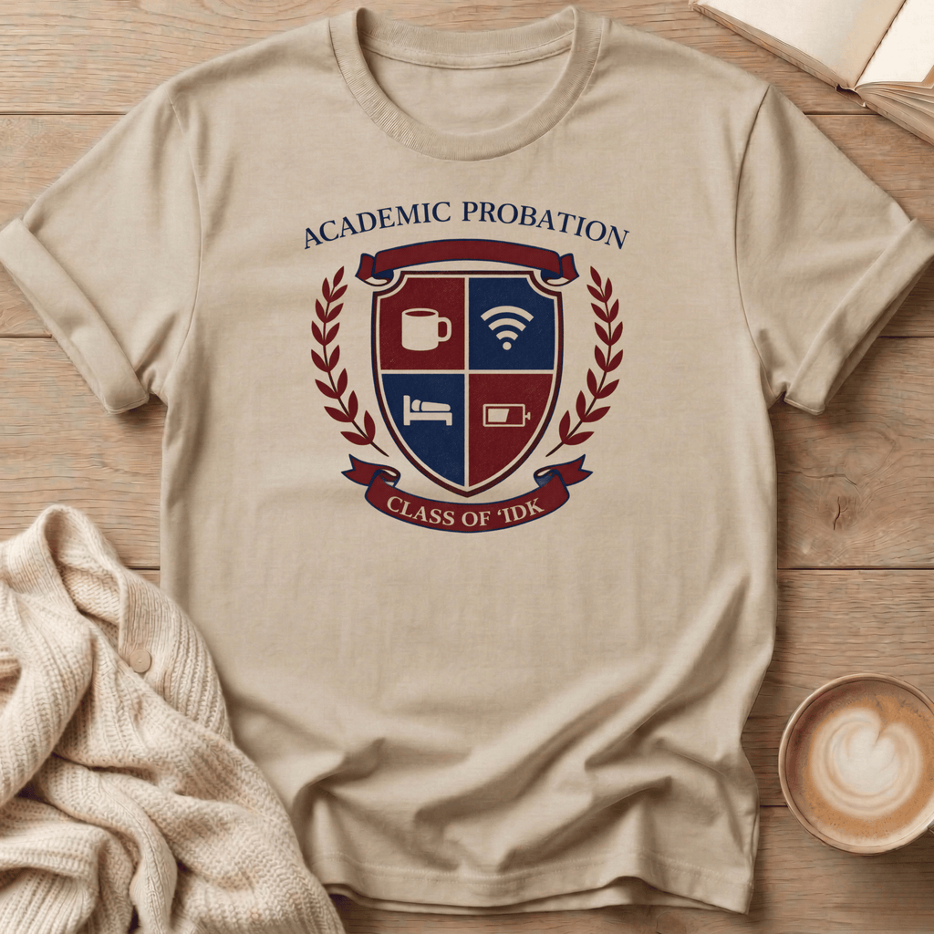 Academic Probation Crest T-Shirt
